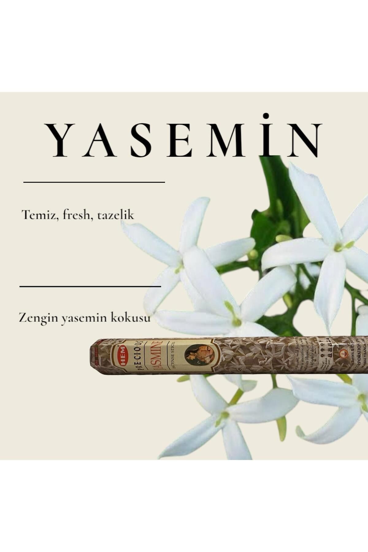 Hem Yasemin Çubuk Tütsü 20 Çubuk