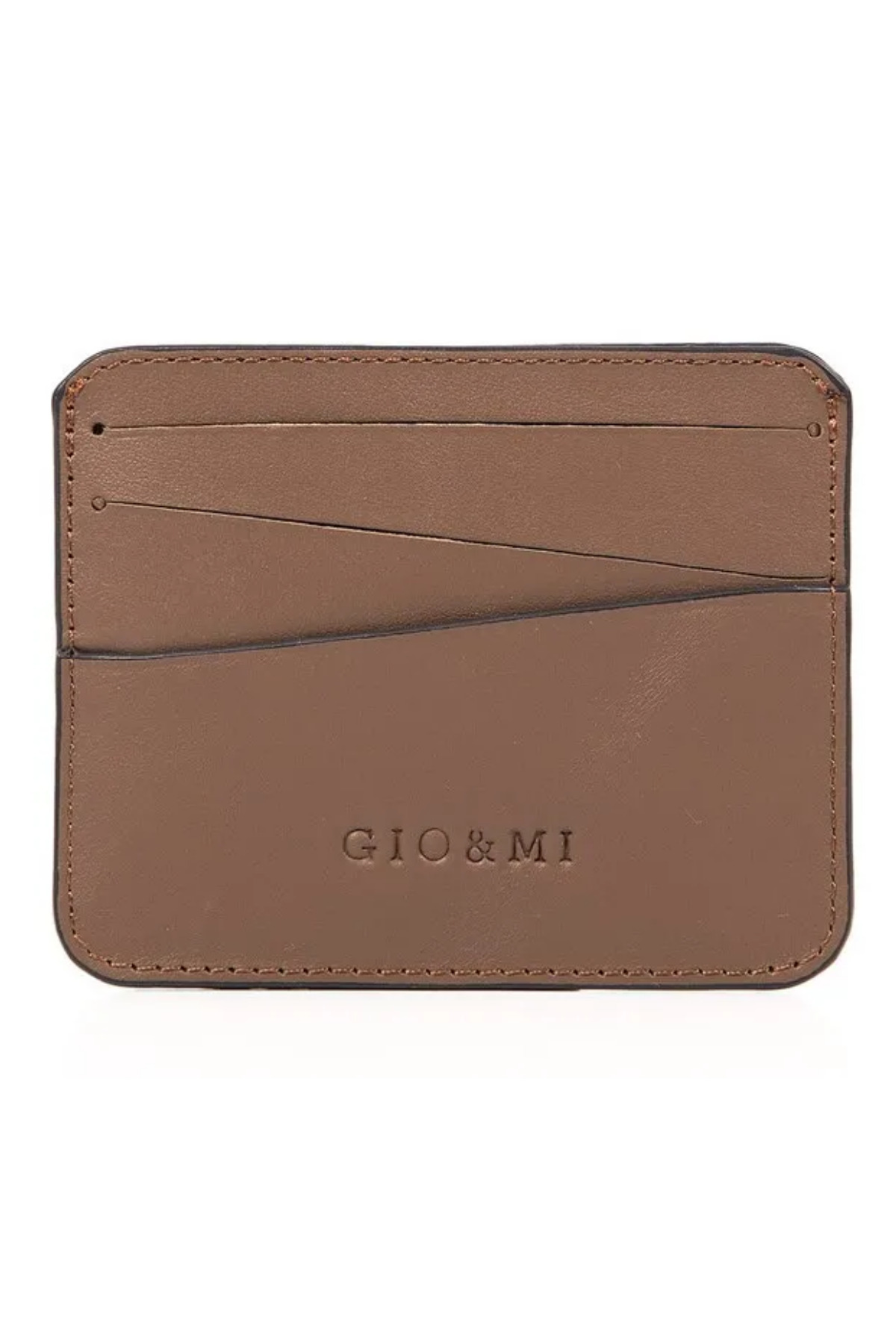 gio&mi-Boris Genuine Leather Men's Brown (Casual Model) Card Holder Business Card Holder 2