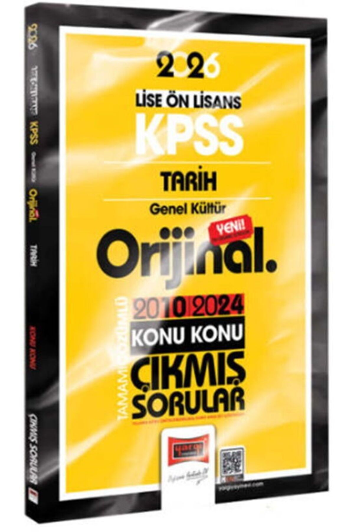 Yargı Yayınları Yargı Yayınları 2026 KPSS Lise Önlisans Tarih Orijinal 2010-2024 Konu Konu Çıkmış Sorular