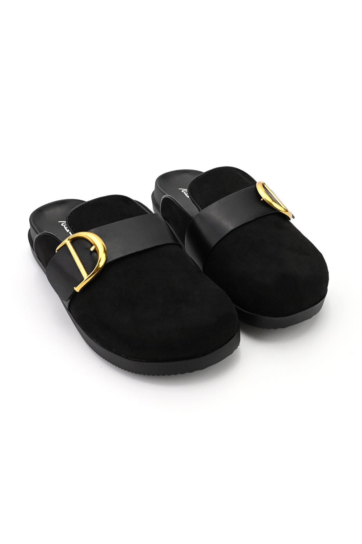 Tmall-Women's Casual Slippers, Made Of Eco-suede Leather, Sp113, Black 2