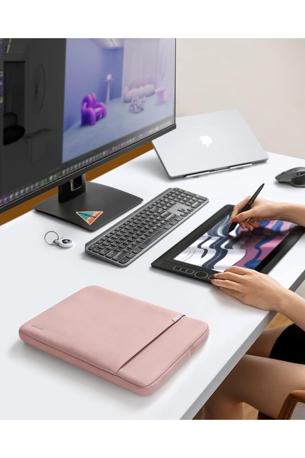 Tomtoc-جراب Defender-A13 360 لجهاز MacBook Air وMacBook Pro مقاس 13 بوصة مقاوم للماء 4