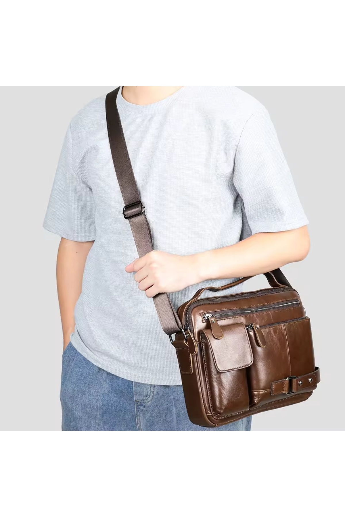 delis-Servieta Pentru Barbati, Iskander Gt3286, Piele Naturala, Maro Rosiatic 2