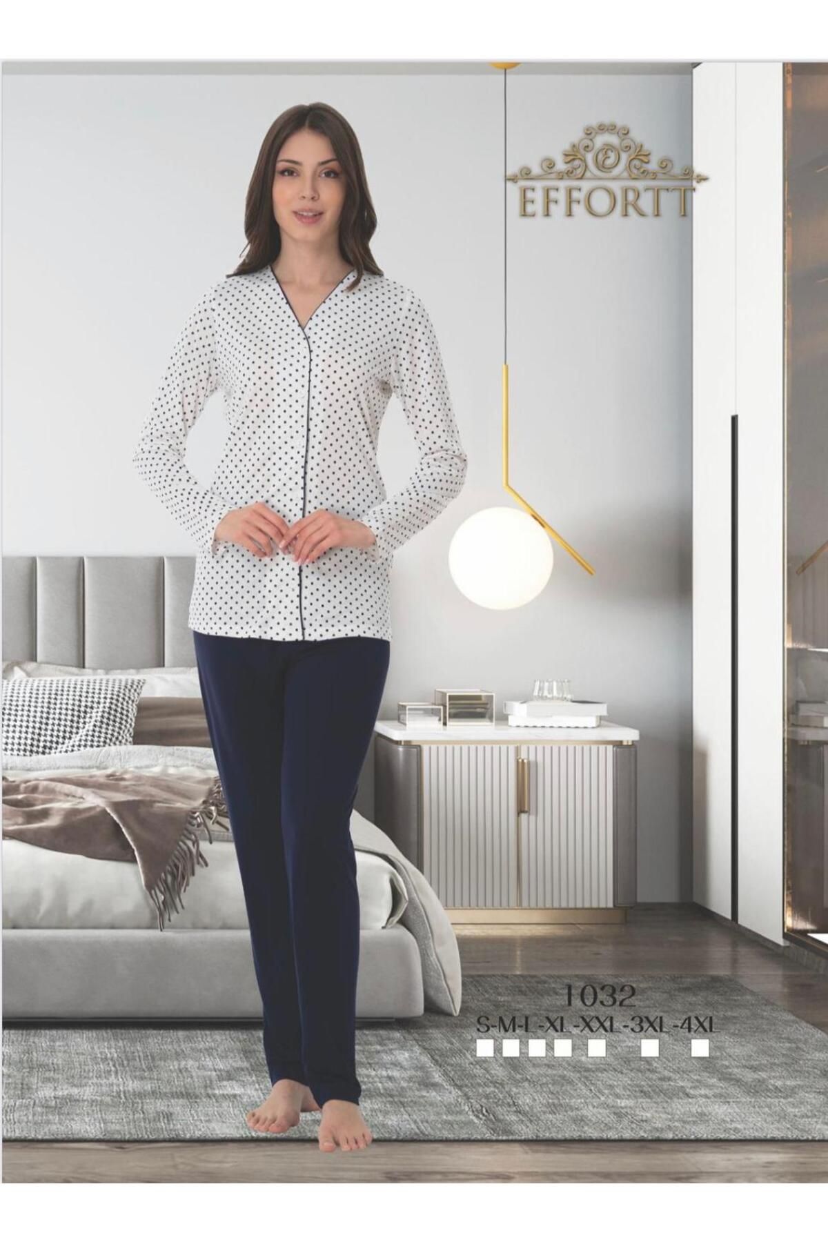 EM&FA TEKSTİL-Effort Regular and Plus Size Pajama Sets 3