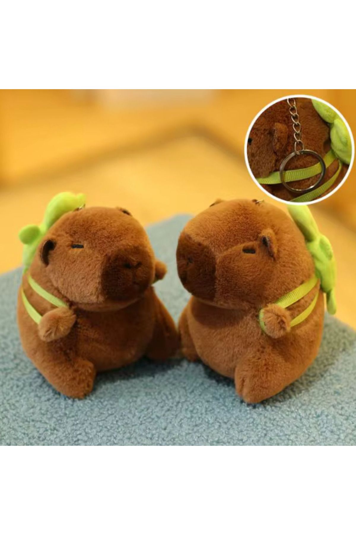 HEY GİDİ GİFT Sevimli Kapibara Peluş / Peluş Anahtarlık/ İçi Yumuşak / Capybara Oyuncak / Figür Yüksek Kalite