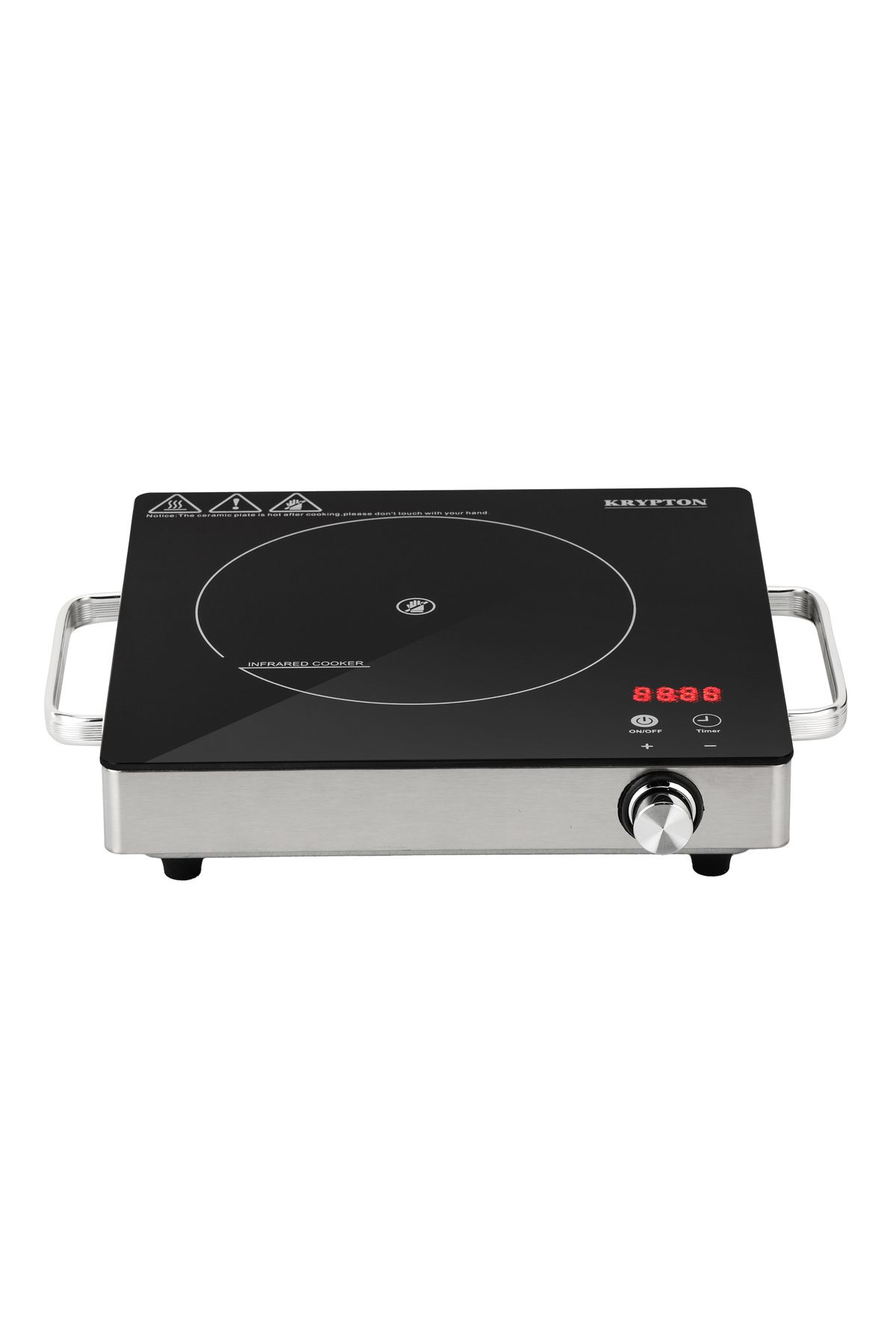 KRYPTON-Digital Infrared Cooker | 2200W | Touch Control | Multi-Function | Energy Saving | SS Housing 2