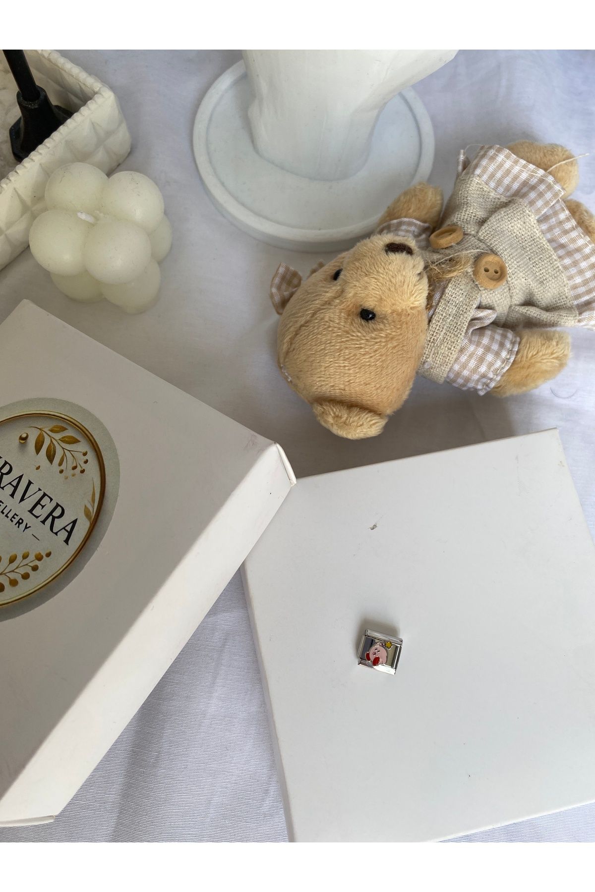 Miravera Jewellery Pokemon Serisi Çelik İtalyan Bileklik Charmı
