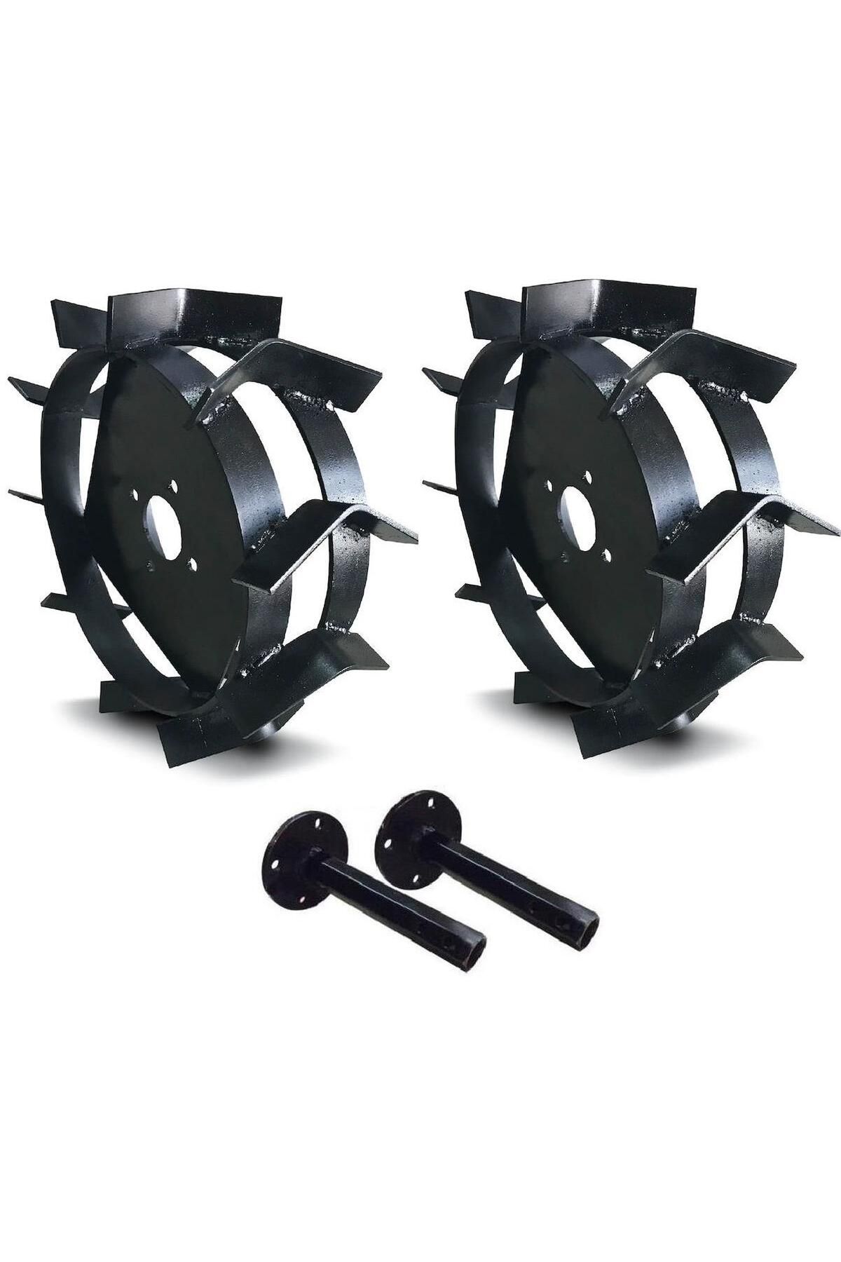 Pars Çapa Makinaları Demir Teker Ve Aks Takımı 28 mm 400x8
