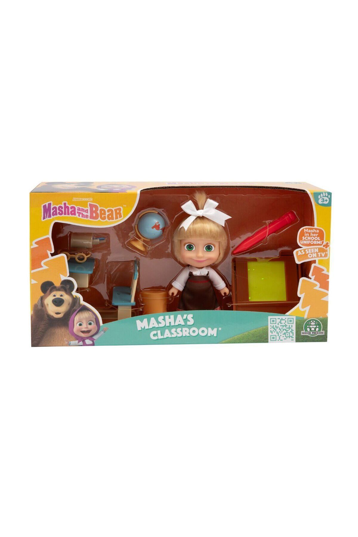 OEM MHA07000 Maşa ve Koca 12cm Masha ve Okul Oyun Seti