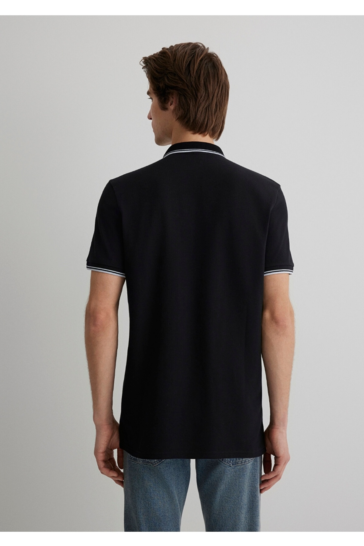Mavi-Collar Detailed Polo Collar Slim Fit T-Shirt 3