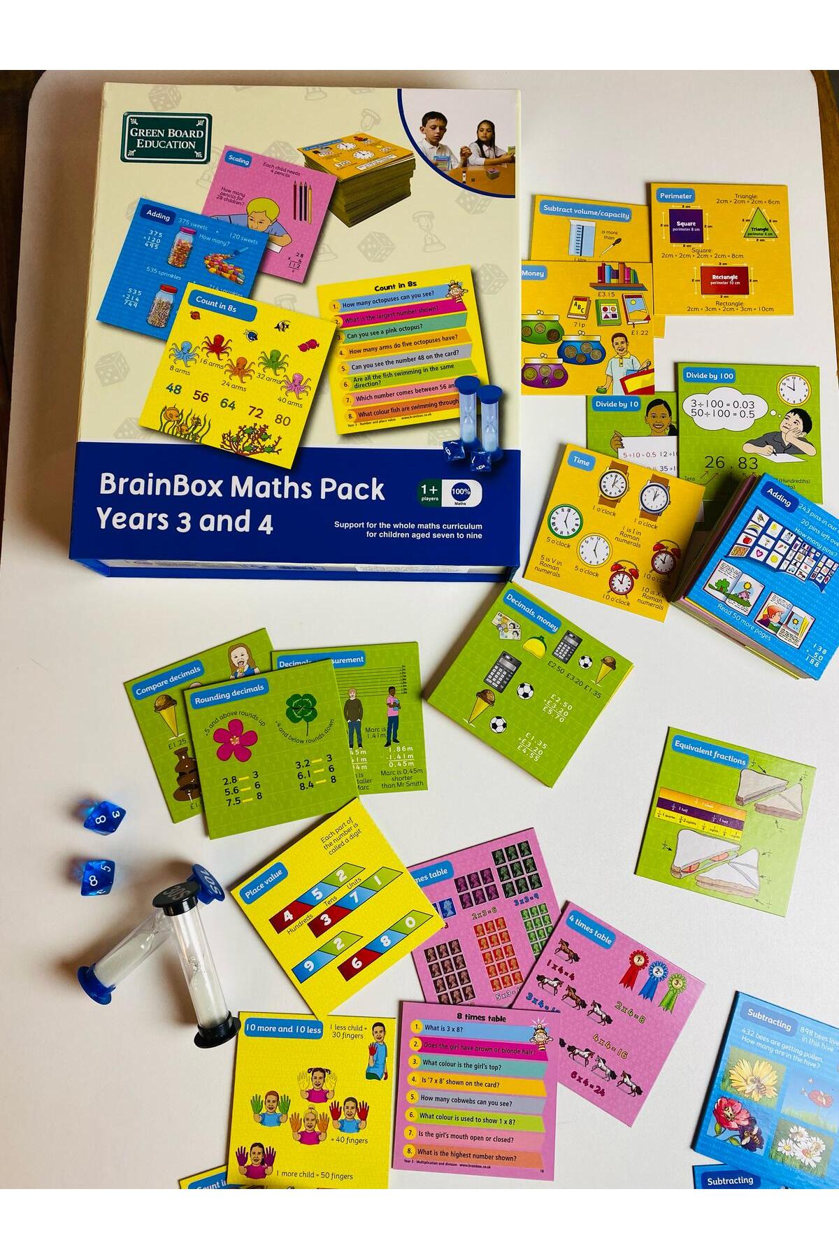 بسته ریاضی برینباکس ۳-۴ (بسته ریاضی سالهای سوم و چهارم) – انگلیسی