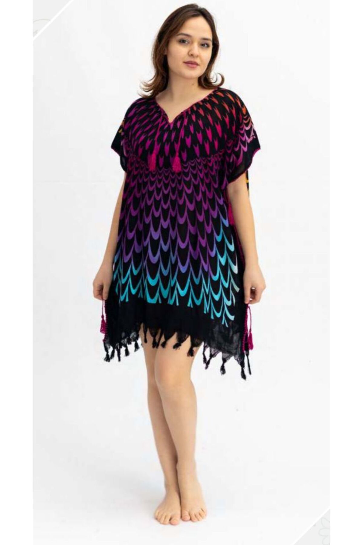BYB Batik desen pamuklu pareo