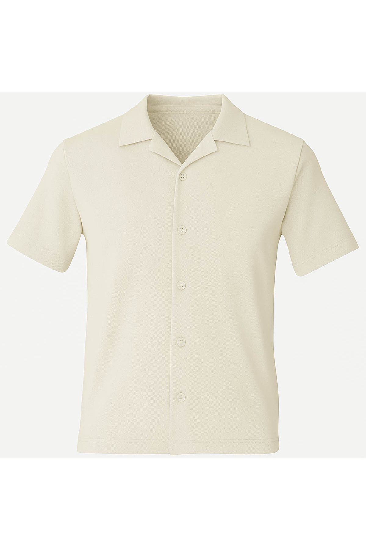 trender-Apaş Collar Ecru Men's Shirt 2640 1
