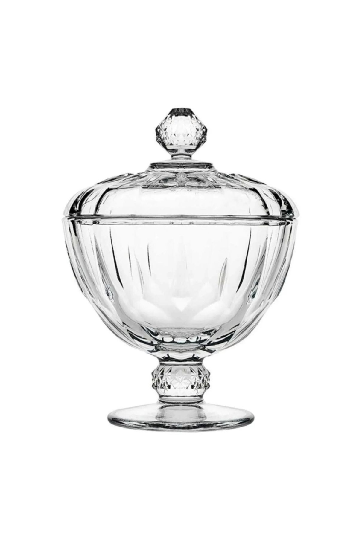 Paşabahçe-96571 Diamond Glass Sugar Bowl 1