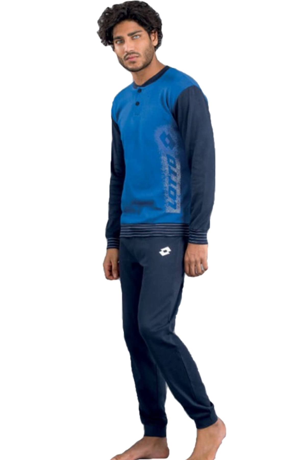 Lotto Pijamale Lungi Pentru Barbati Lotto Masculin - L