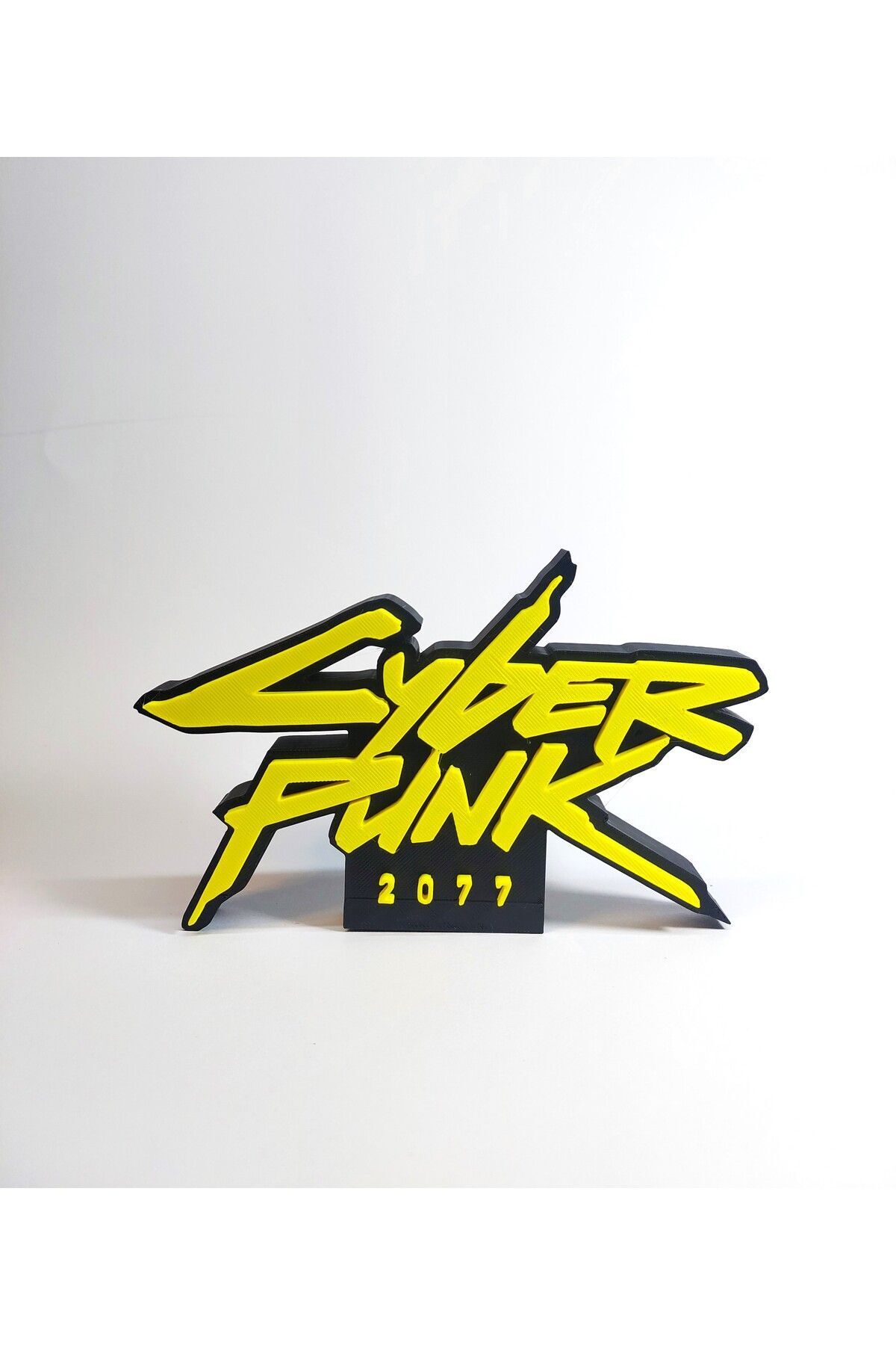 teknotrust Cyberpunk Oyun Logo Dekor Tabela
