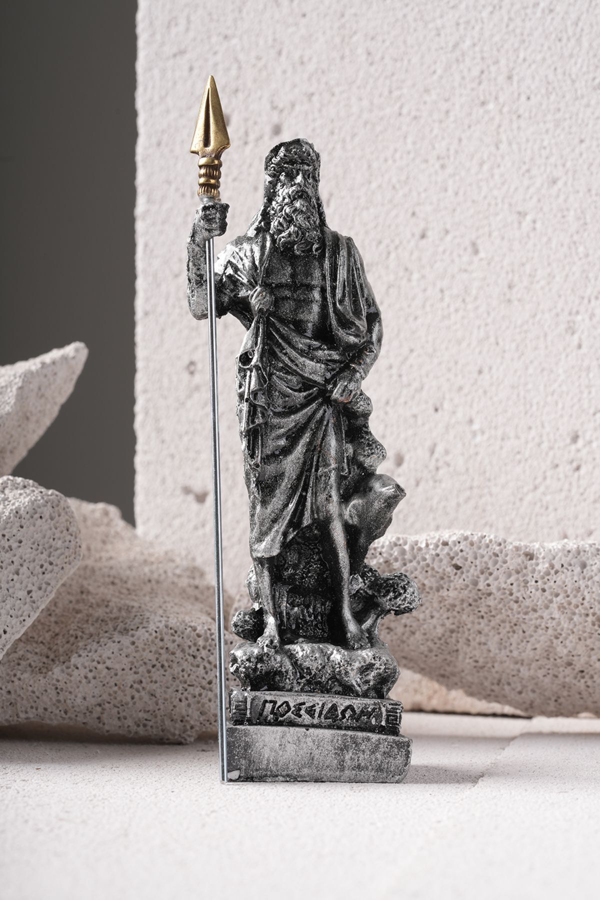 teknotrust Hades Mitoloji Heykel Biblo Ev Dekorasyonu