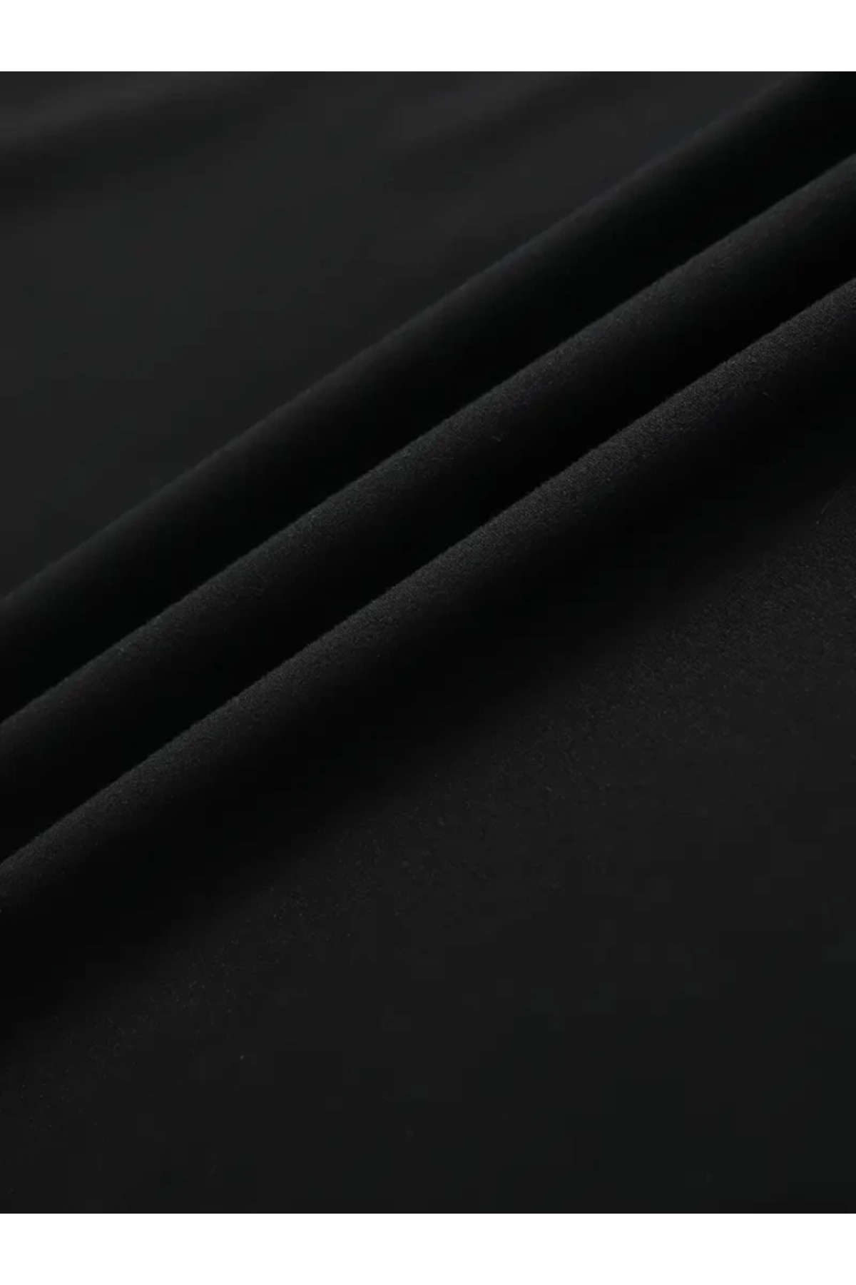 Baskılı Oversize Bisiklet Yaka T-shirt - Siyah