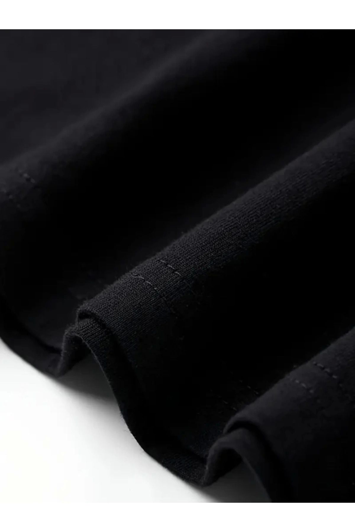 Albayrak Baskılı Oversize Bisiklet Yaka T-shirt - Beyaz