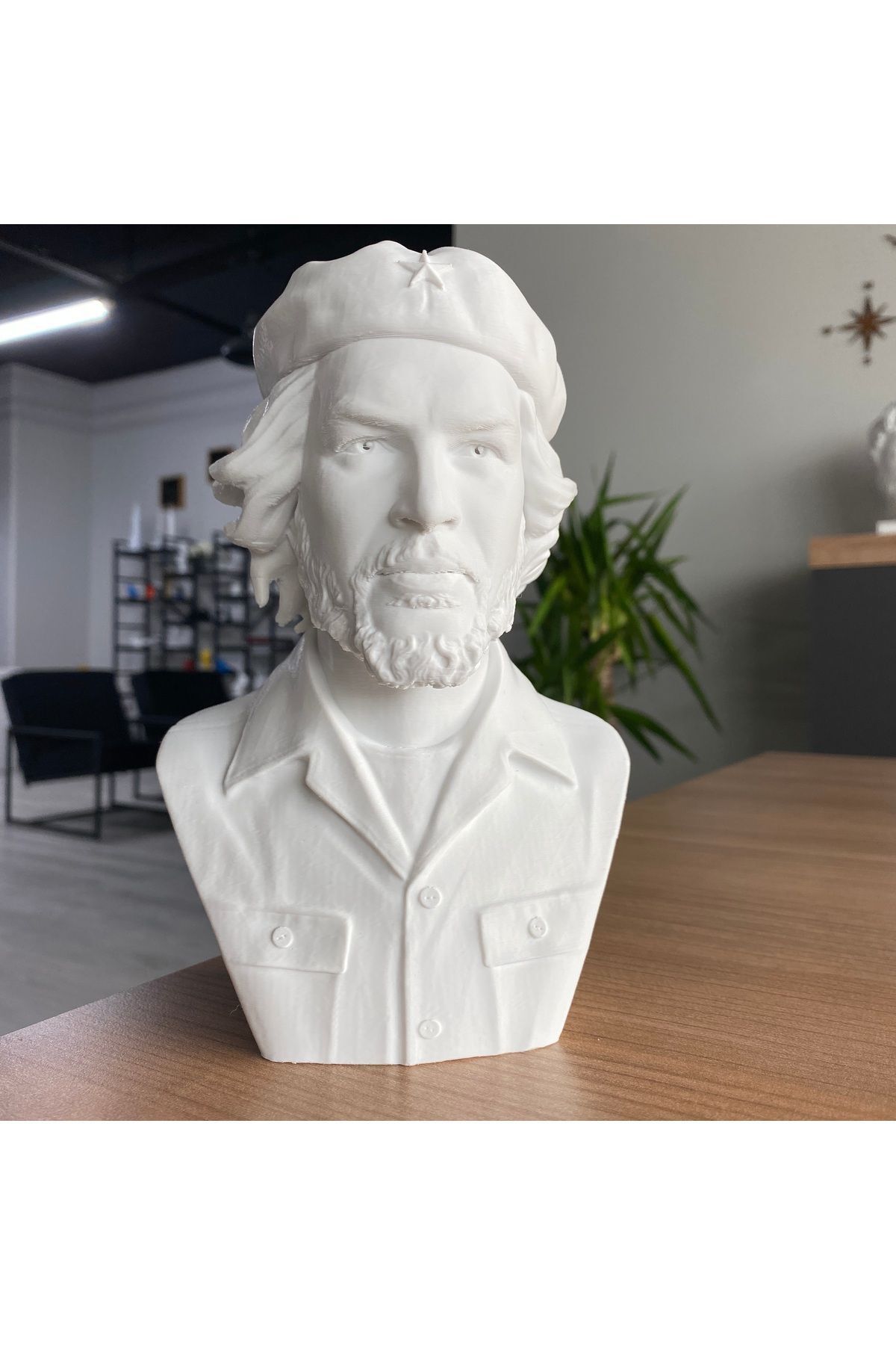 teknotrust Che Guevara Büstü Dekoratif Obje Kitaplık Dekor Hediyelik Biblo