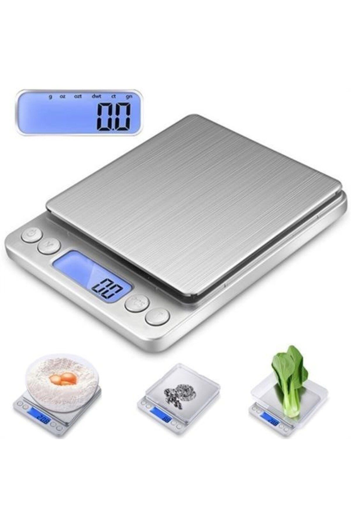 Evinso ® Dijital Hassas Mutfak Terazisi Hassas Tartı 2000 Gr/01 gr Hassasiyet