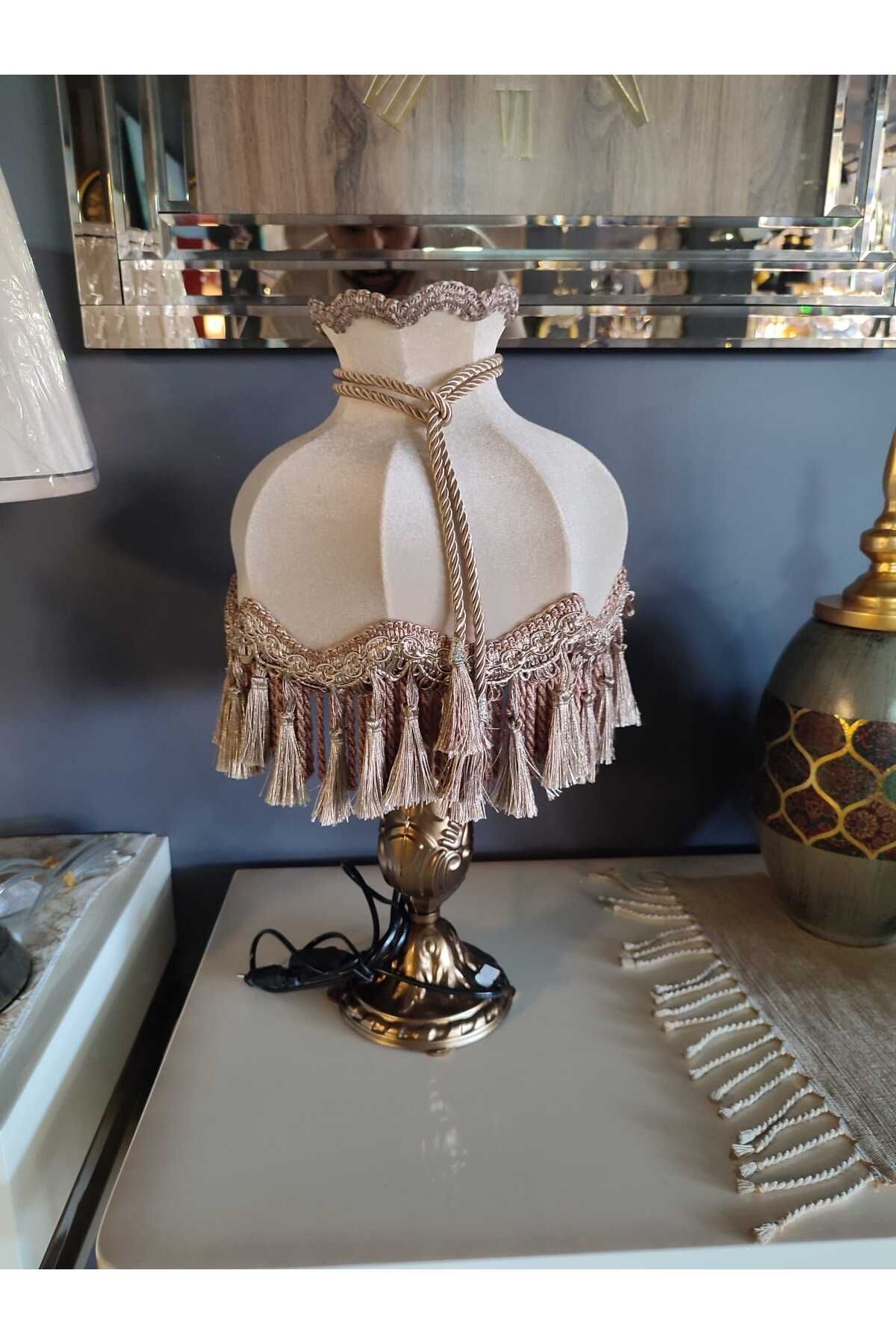 teknotrust Klasik Abajur Bronz Ayak 51cm.