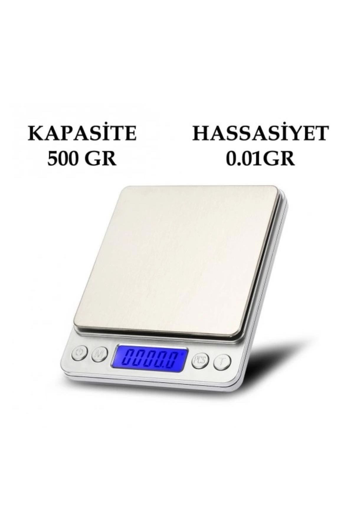 TİMİON Dijital Hassas Terazi Tartı 500 Gr./0.01 Gr. I-2000 (4172)