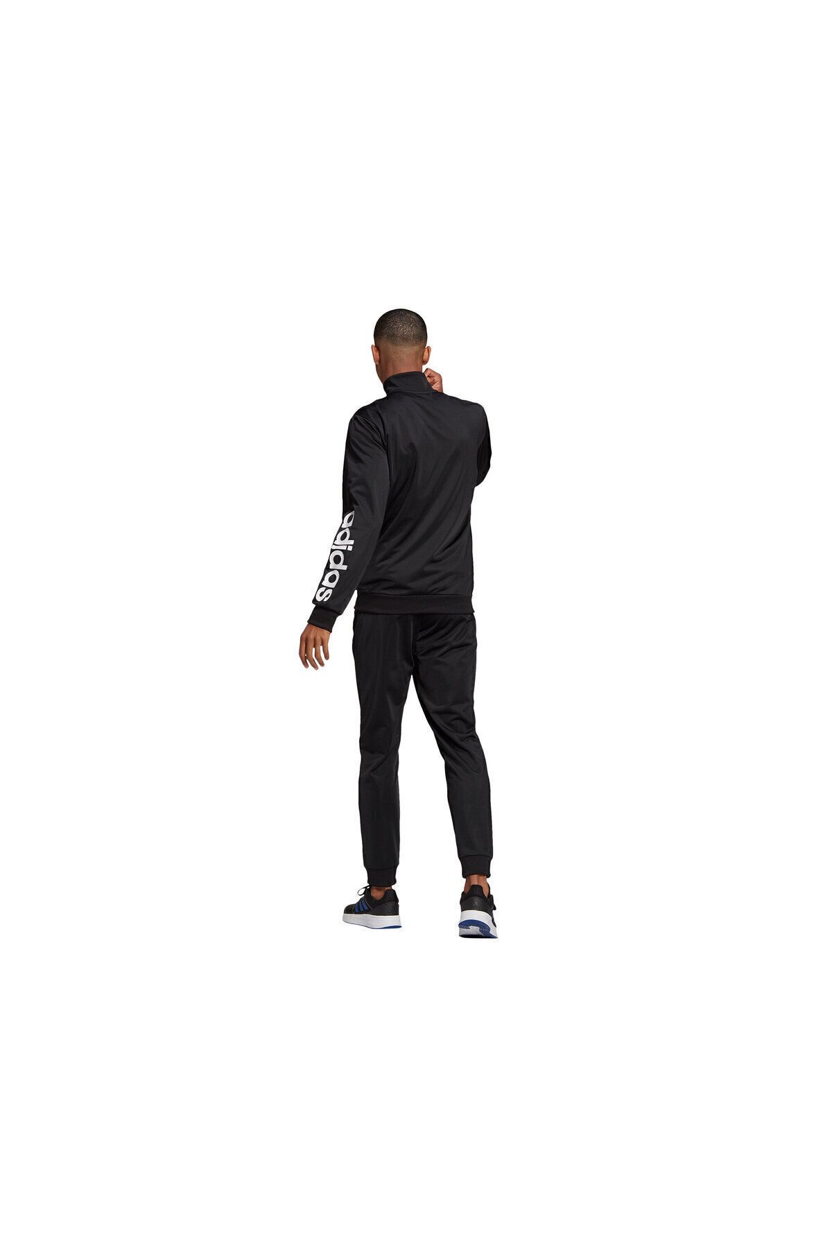ست گرمکن مشکی مردانه لباس ورزشی یونیسکس برش راحت مناسب برای استفاده روزانه و ورزش adidas