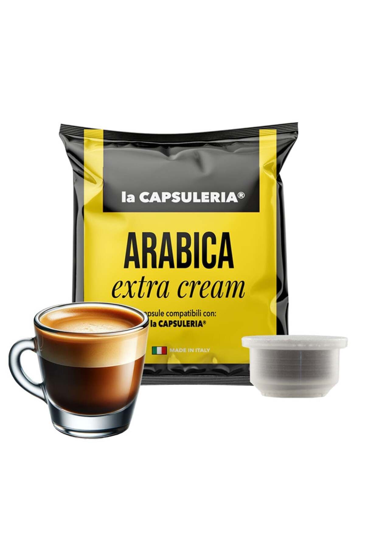 La Capsuleria Cafea Arabica Extra Cream, 100% Arabica, 100 Capsule Compatibile Cu Capsuleria, - One Size