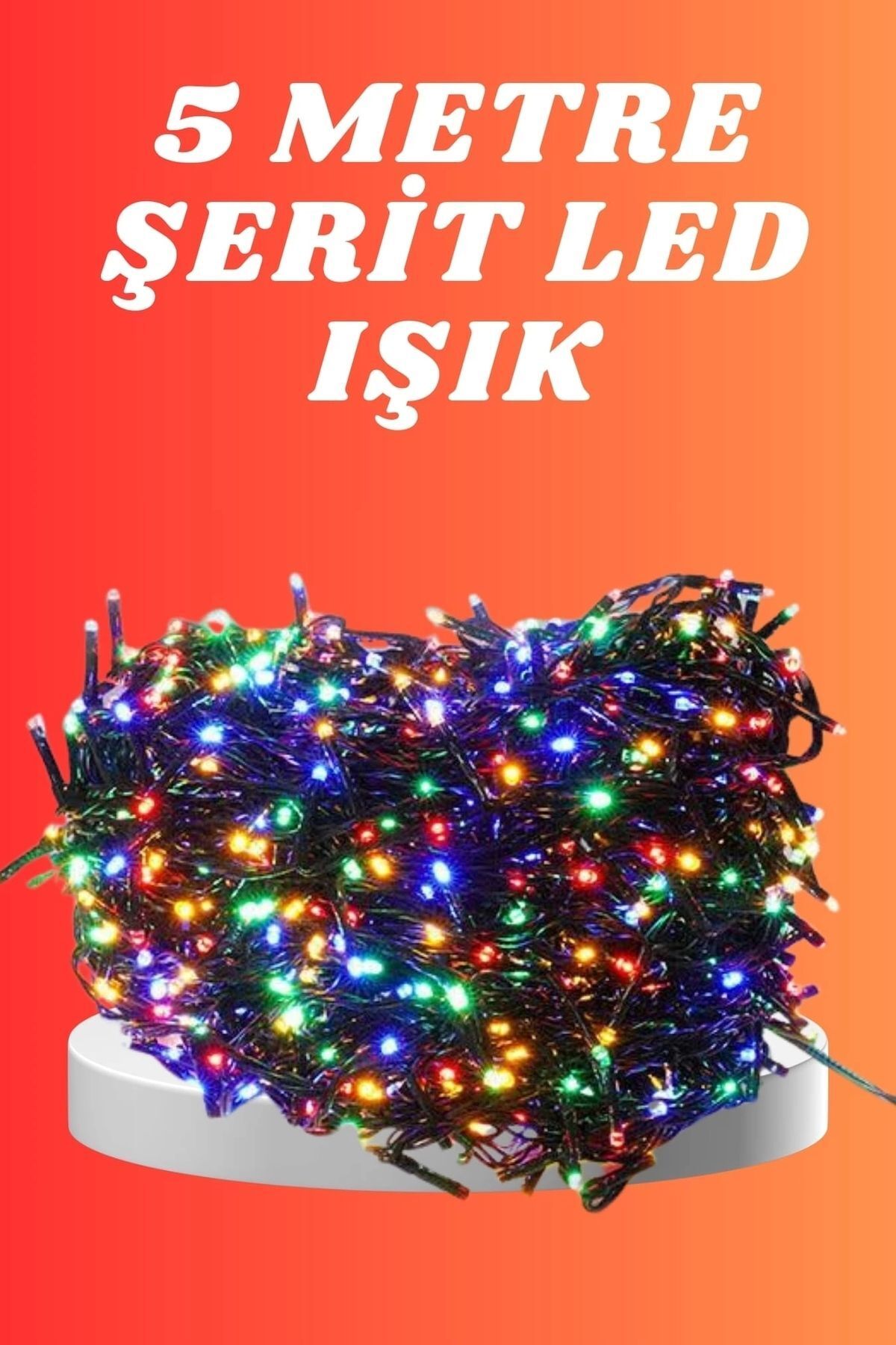 teknotrust Renkli Her Ortama Uygun 5 Metre Led Işık Renkli Aydınlatma