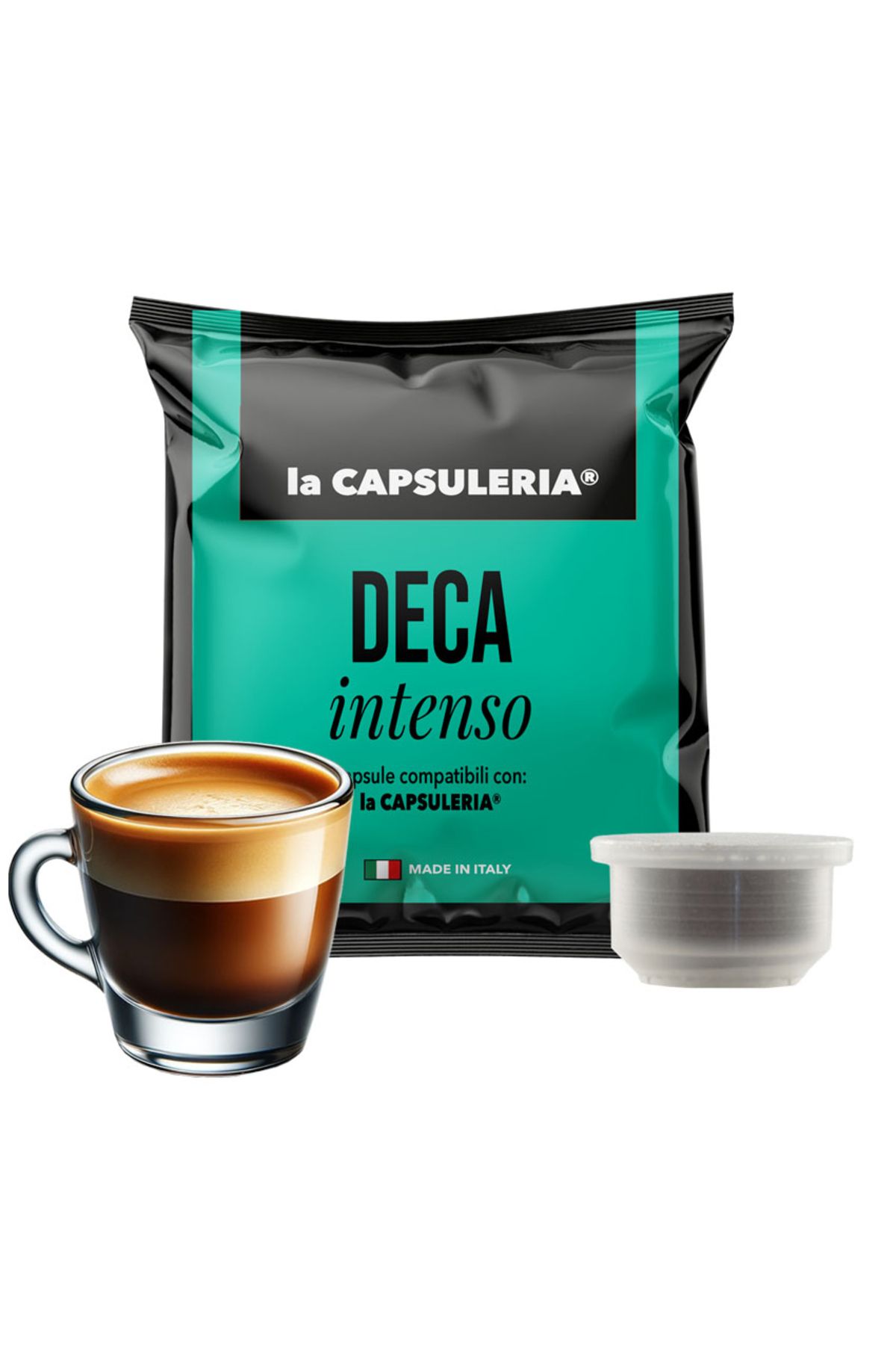 La Capsuleria Cafea Deca Intenso, 100 Capsule Compatibile Cu Capsuleria, - One Size