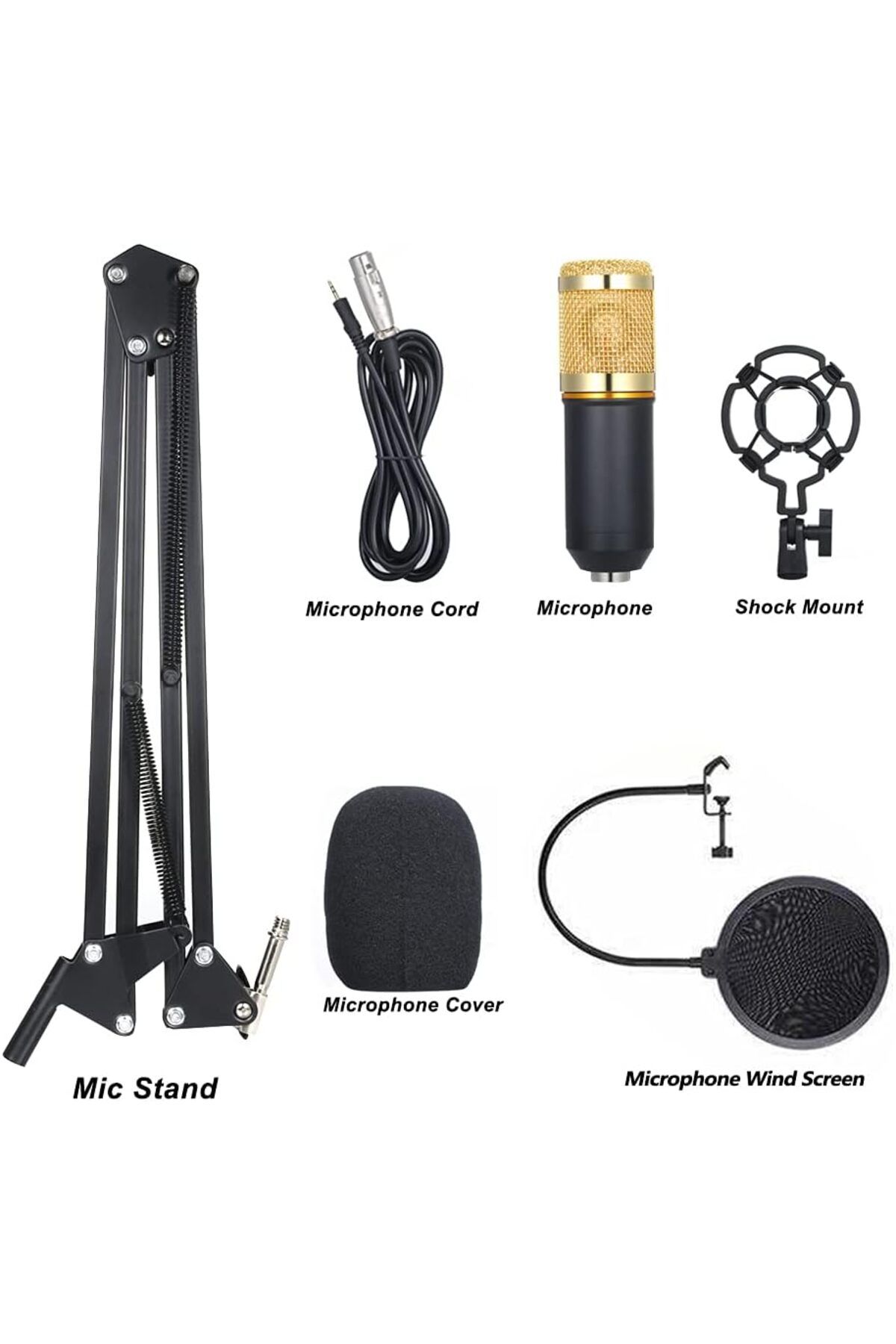 fulina-Multi-function live sound card and overhead microphone kit for PC live sound 8