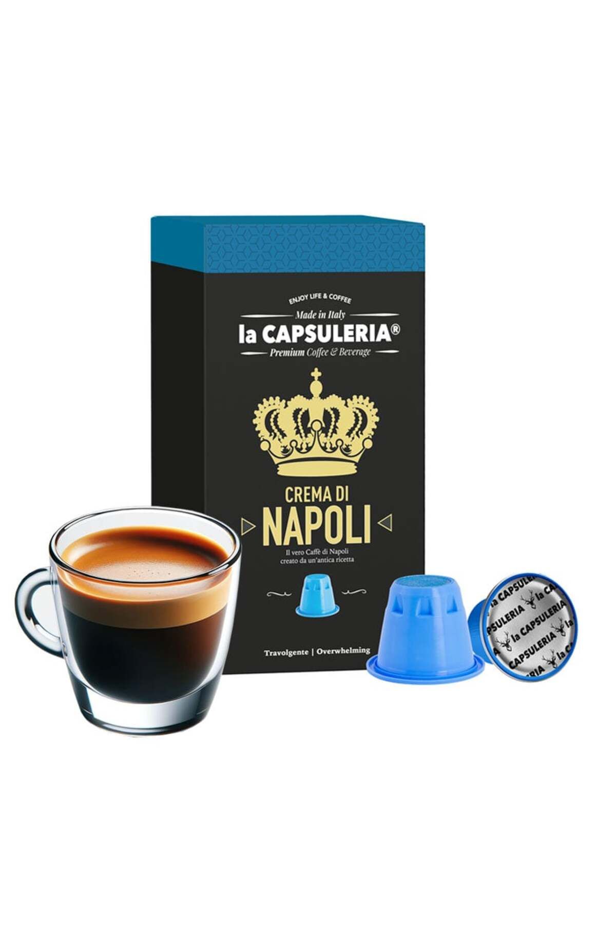 La Capsuleria Cafea Crema Di Napoli, 10 Capsule Compatibile Nespresso, - One Size