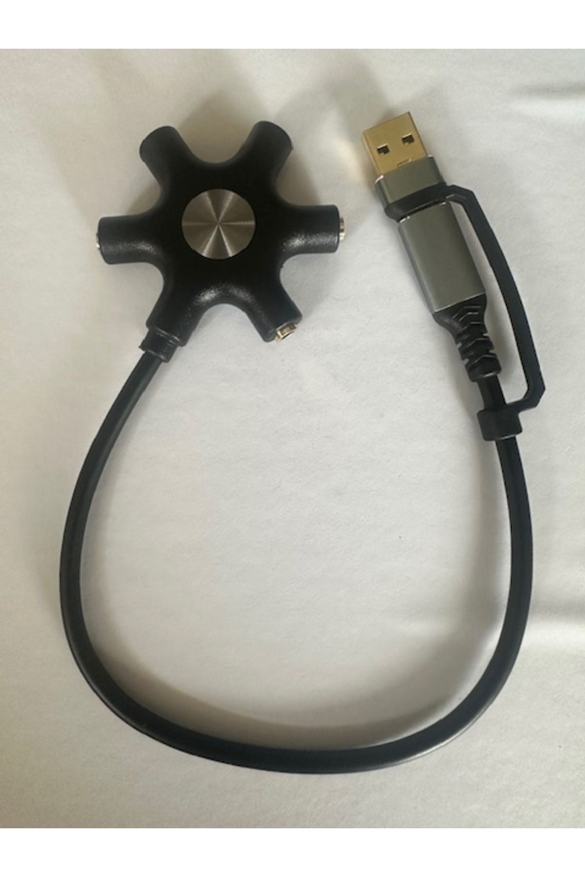 KEEPRO 5 çıkışlı usb ses kartı 5 port usb ses kartı