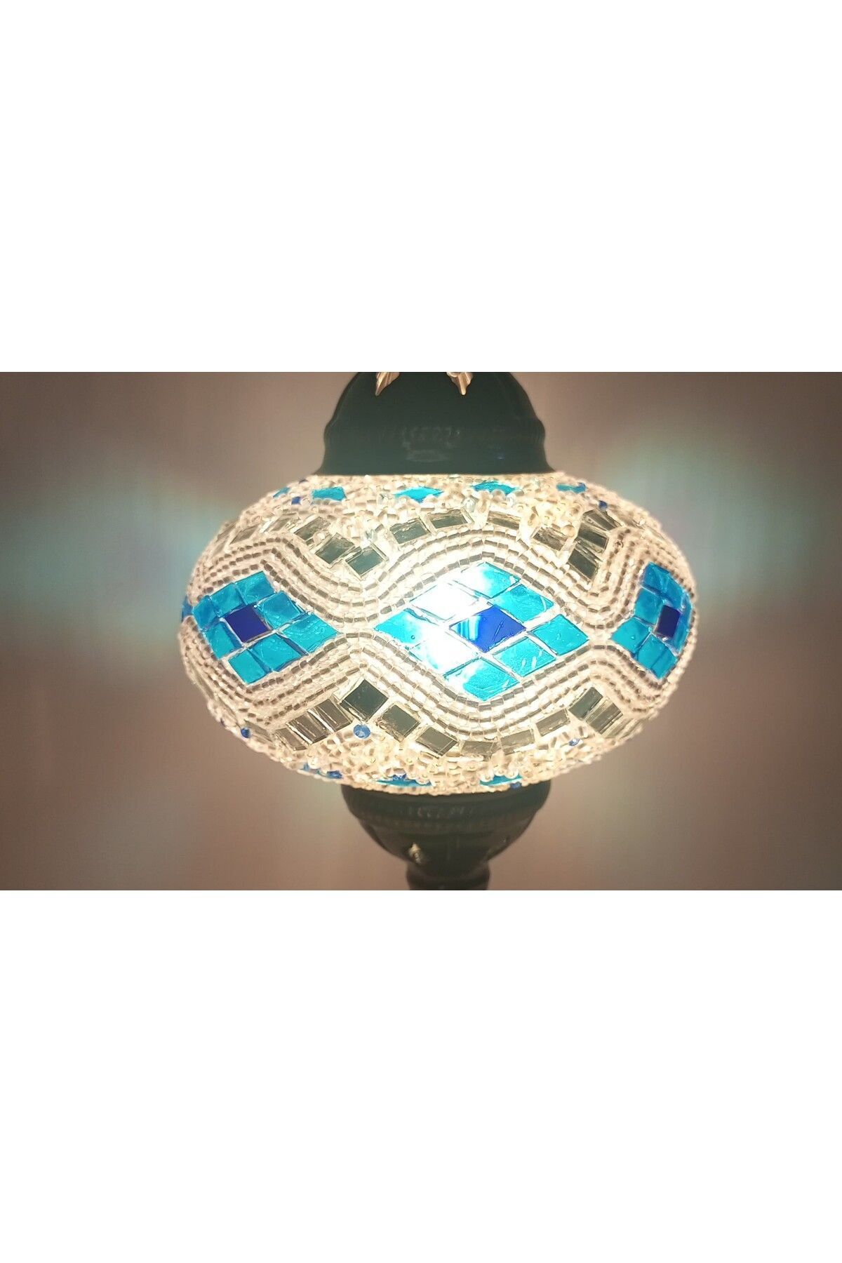 SerenityHaven 1 adet avize abajur camı no:3 model