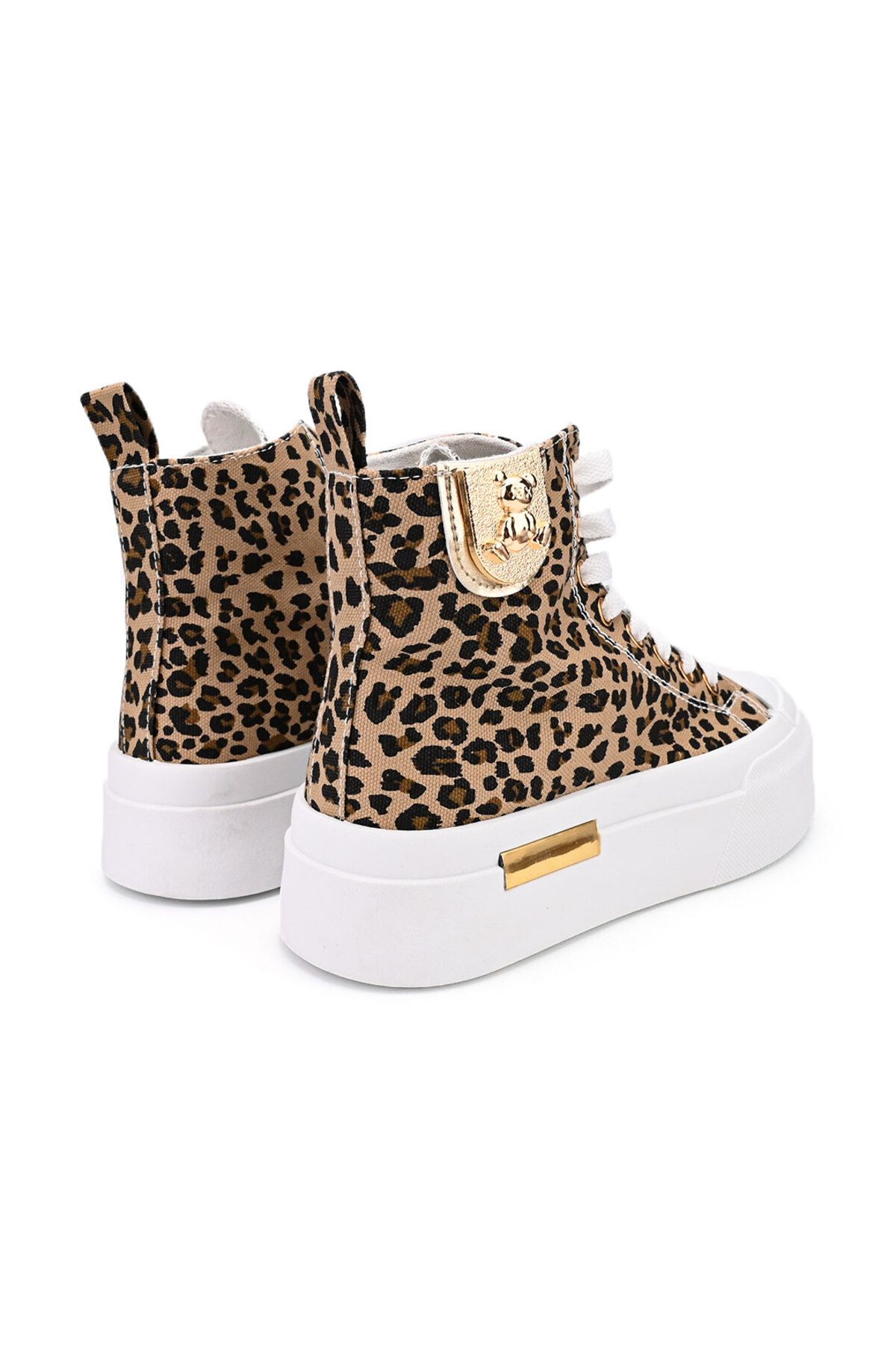 Tmall-Tenisi inalti de dama,cu talpa flatform,TD1282,Leopard 3