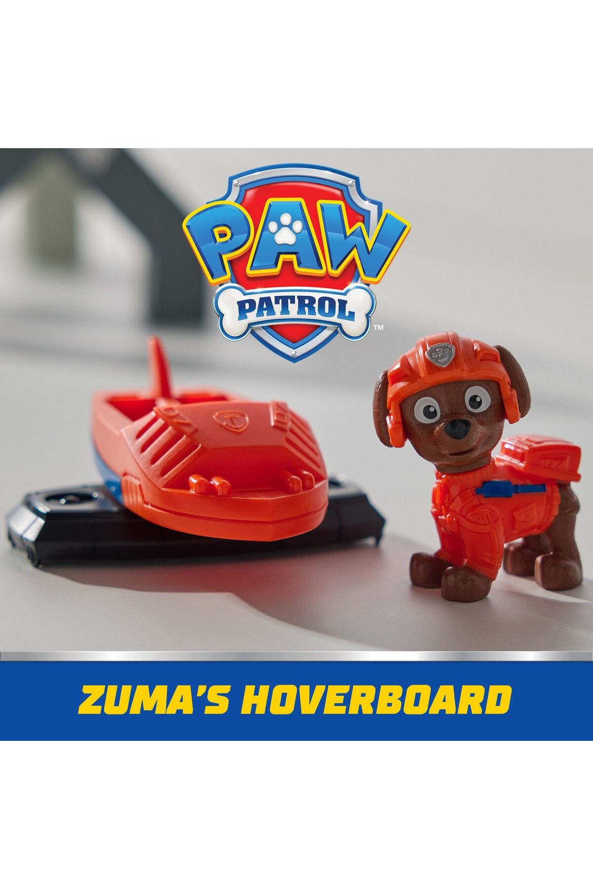 TOYFEST-Paw Patrol: Action Pups Zuma Action Figure and Hoverboard Aircraft Toy with Foldable Wings -5 cm 5