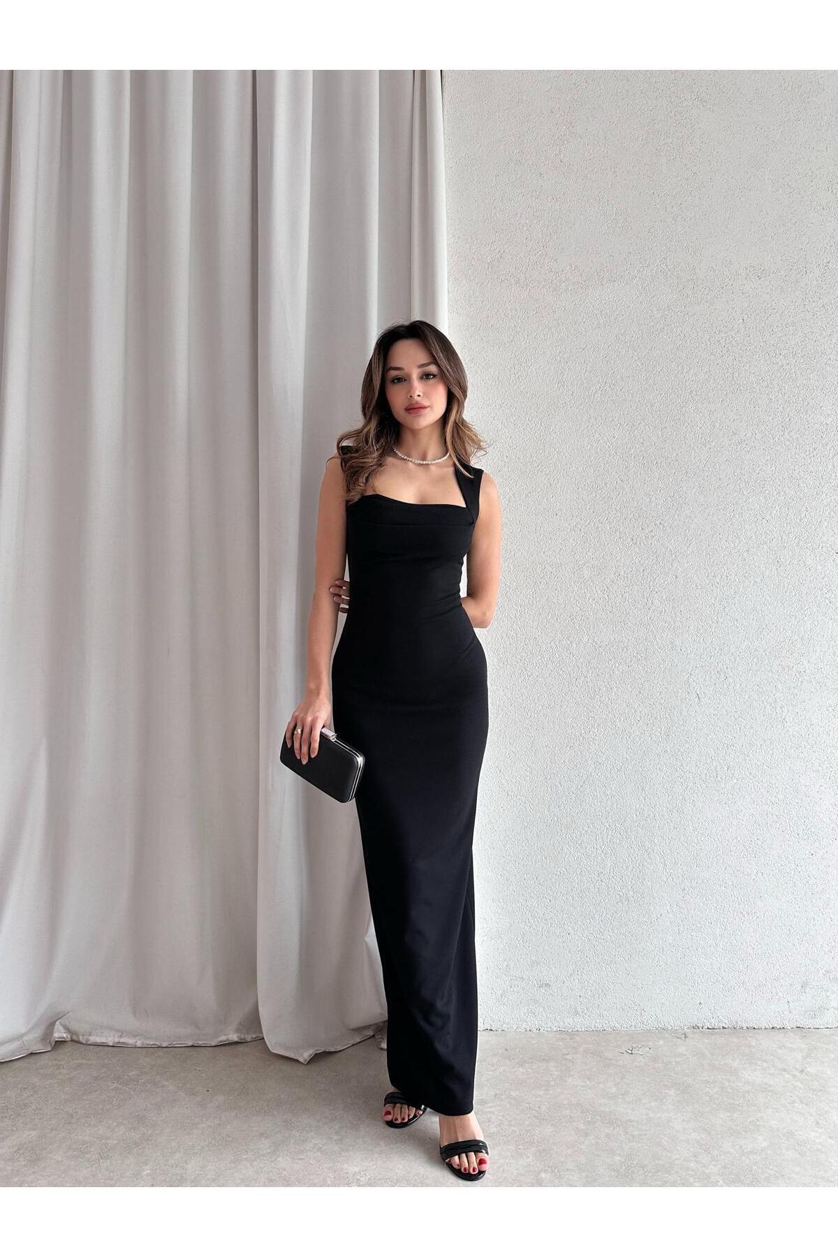 candybia  Kadın Maxi Elbise - Siyah - Görsel 2