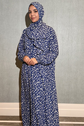 Lagom Pamuklu, Yumuşak, Çantalı Ve Şık Tesettür Namaz Elbisesi - Kaliteli, Es...