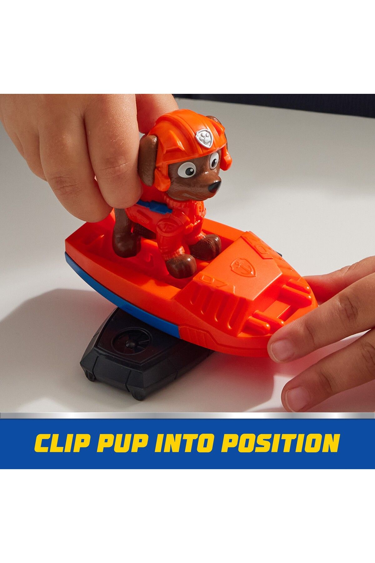 TOYFEST-Paw Patrol: Action Pups Zuma Action Figure and Hoverboard Aircraft Toy with Foldable Wings -5 cm 8