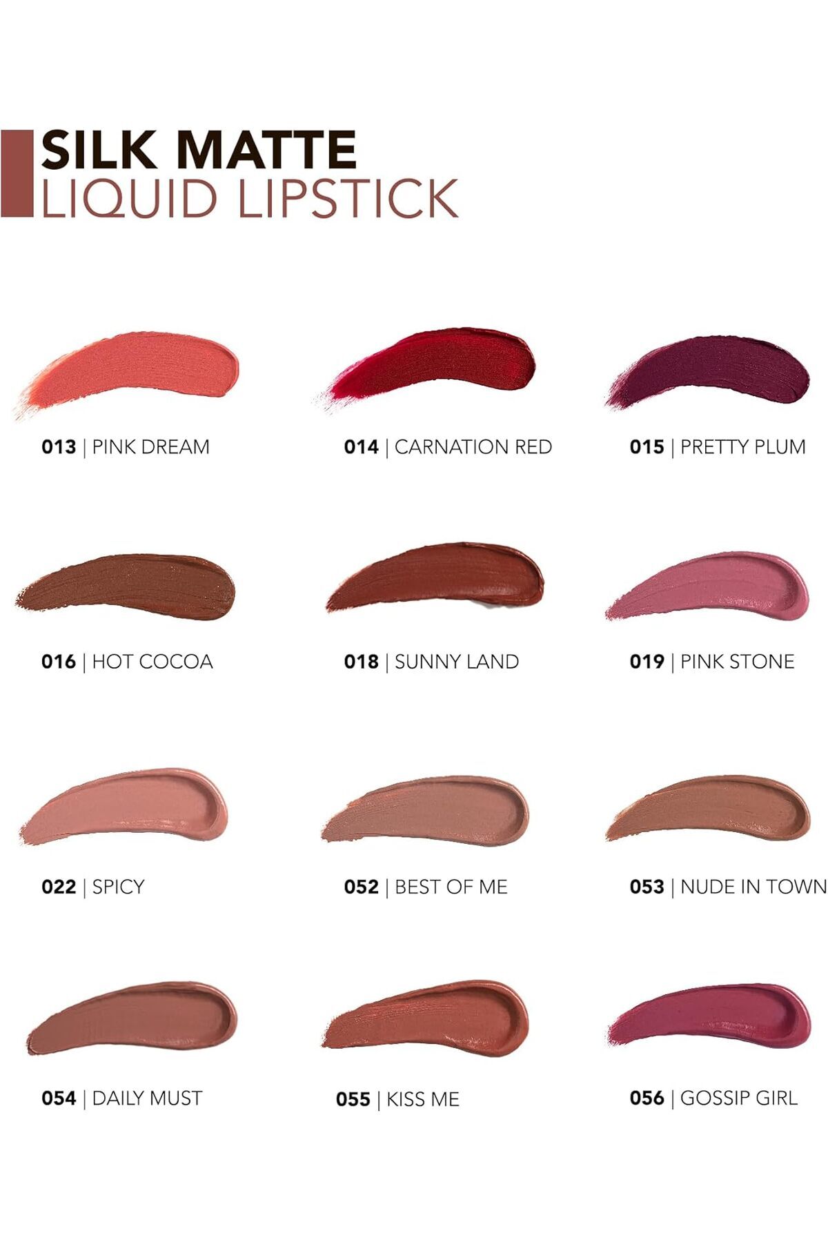 Flormar-Silky Matte Lipstick by FM, Shade 55 9