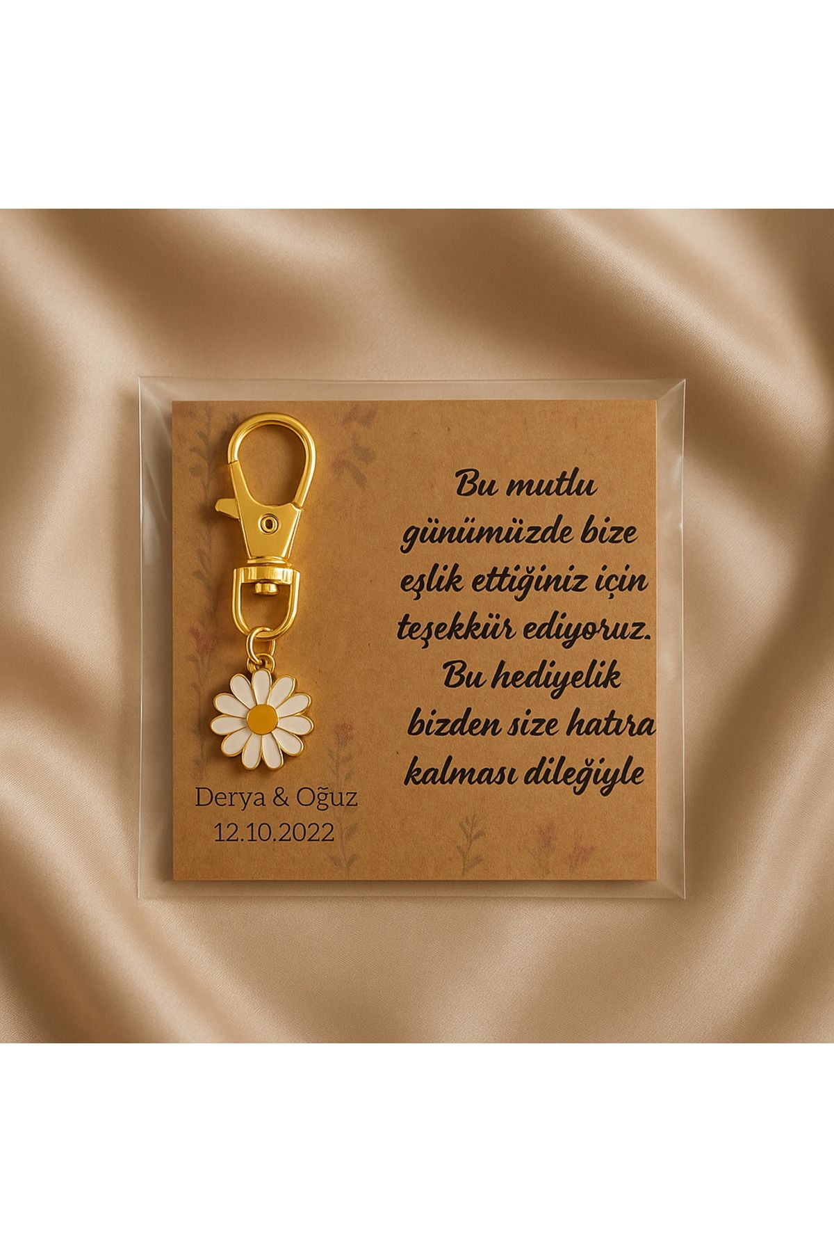 Söz Nişan Nikah Hediyeliği Anahtarlık Charm 15 Adet