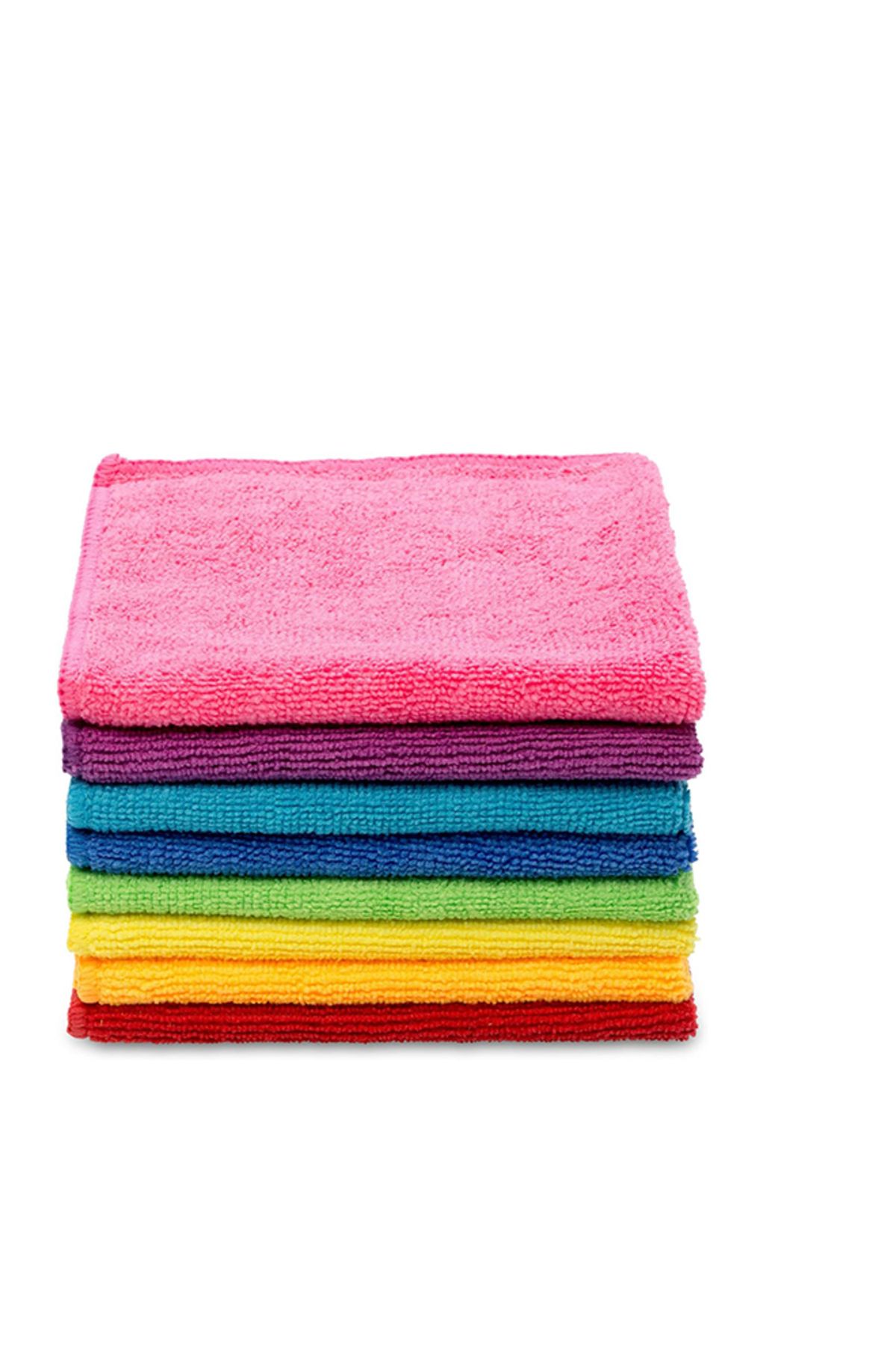 Vileda-Microfiber Cloths, Hygienic, Multi-Purpose, 8 Pieces, Multi-Color, 30*30cm 1