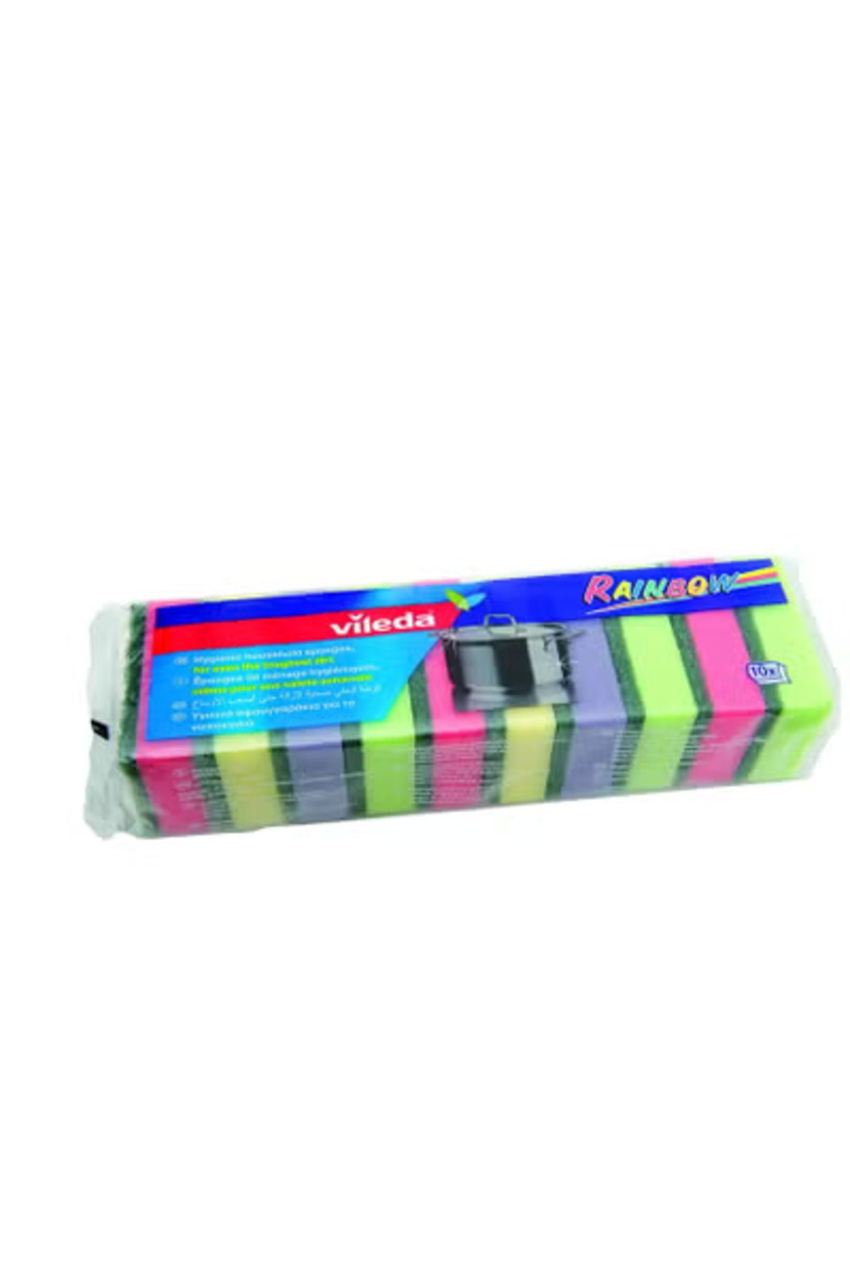 Vileda-Vileda Rainbow 12-Piece Sponge Set 3