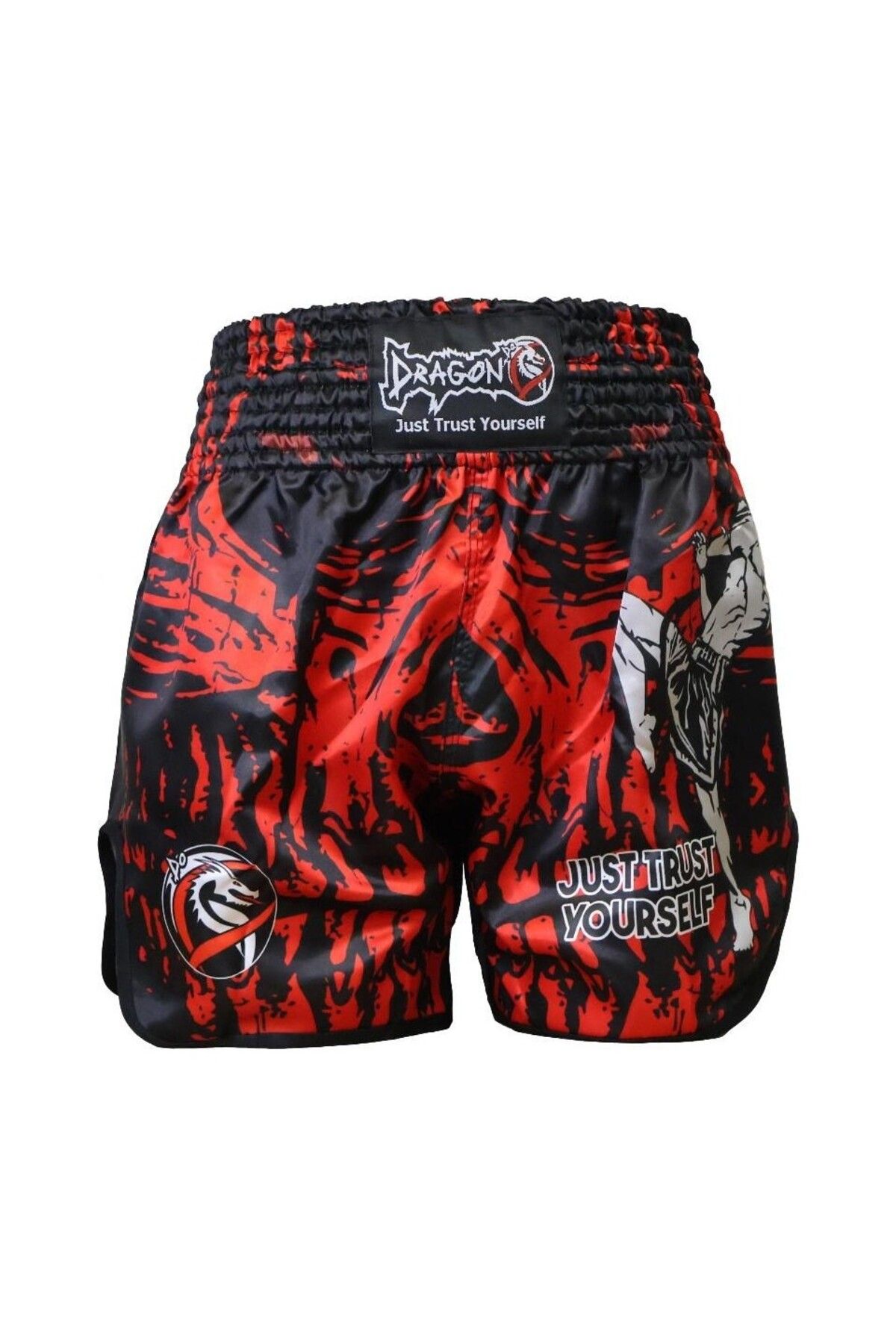 شورت بوکس مردانه و زنانه DRAGON MT3012 MUAY THAI SHORTS AND T SHIRT 2 مجموعه MUAYTHAI Dragondo