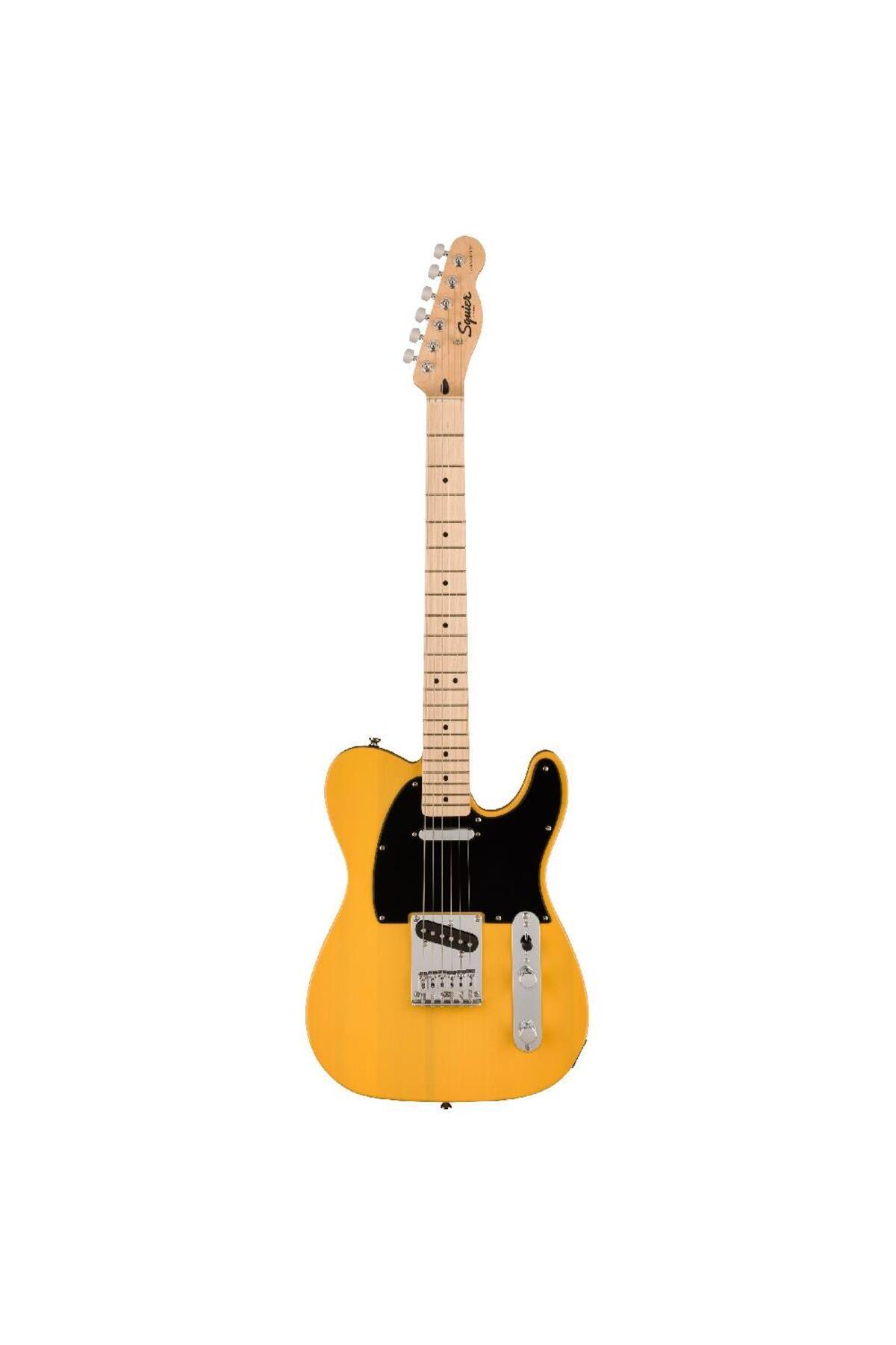 SQUIER Sonic Telecaster Akçaağaç Klavye BPG Butterscotch Blonde Elektro Gitar