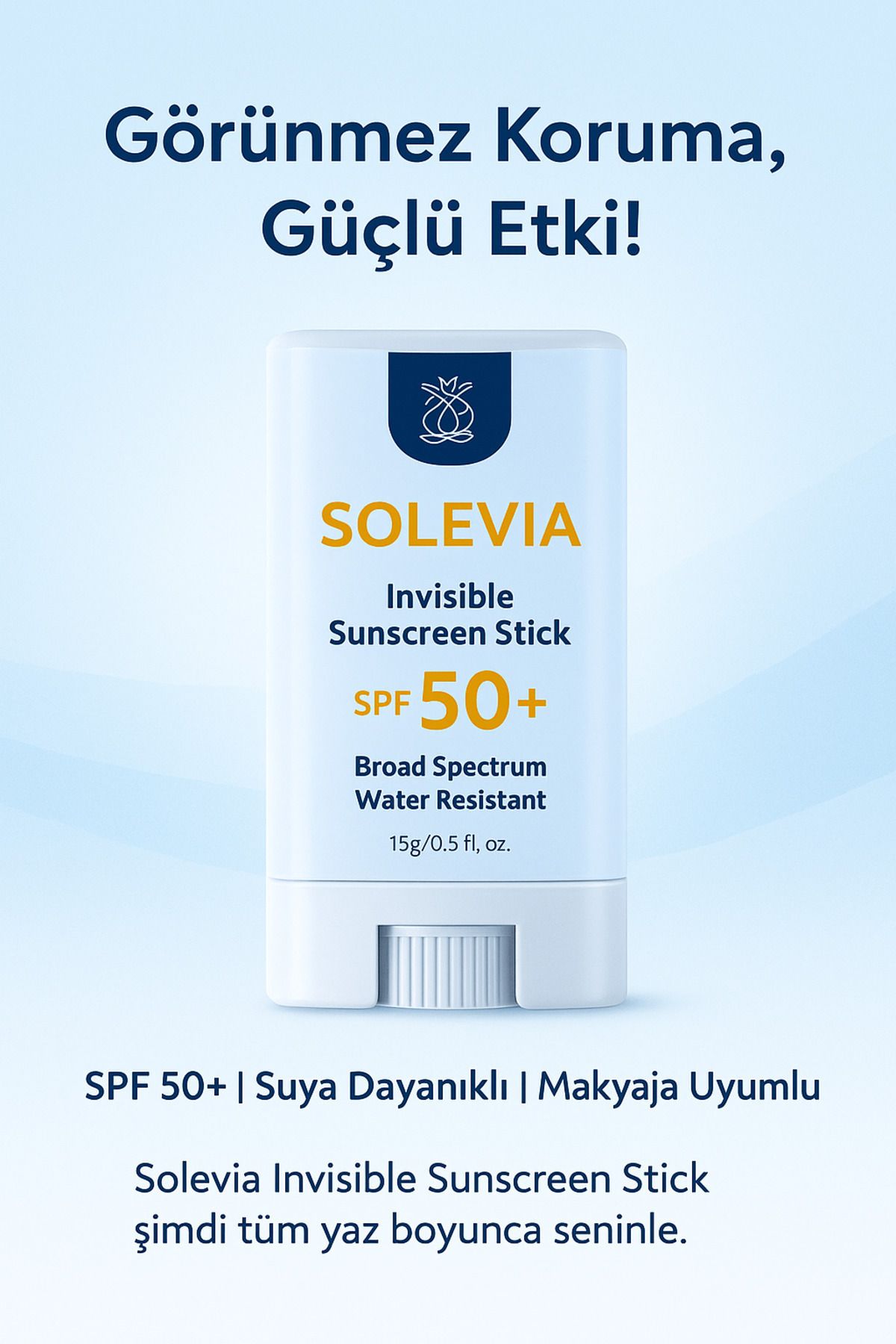 Yüksek Korumalı 50 SPF Stick Güneş Kremi