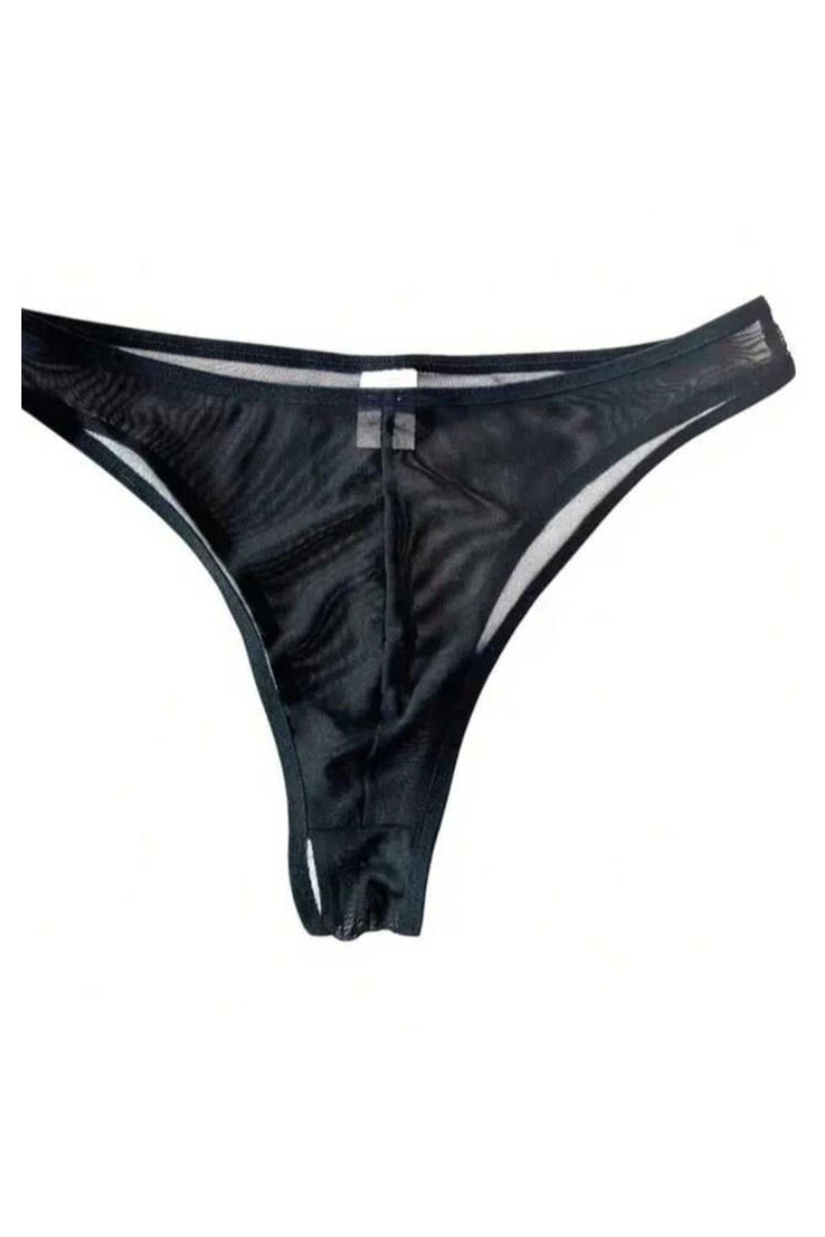 Narnuga MİRAXX Erkek Biyeli Siyah Transparan Brazillian Slip