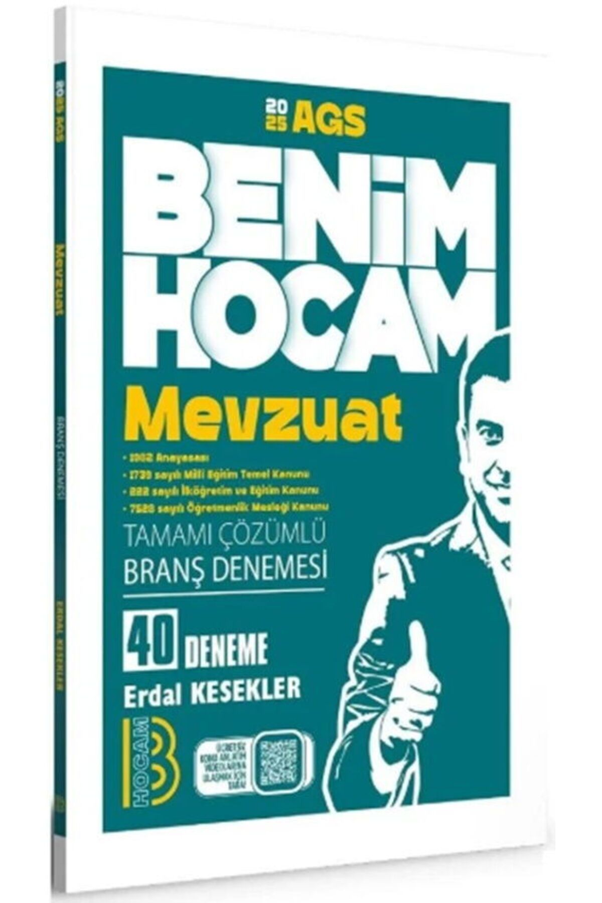Benim Hocam Yayınları Benim Hocam 2025 MEB AGS Mevzuat 40 Deneme