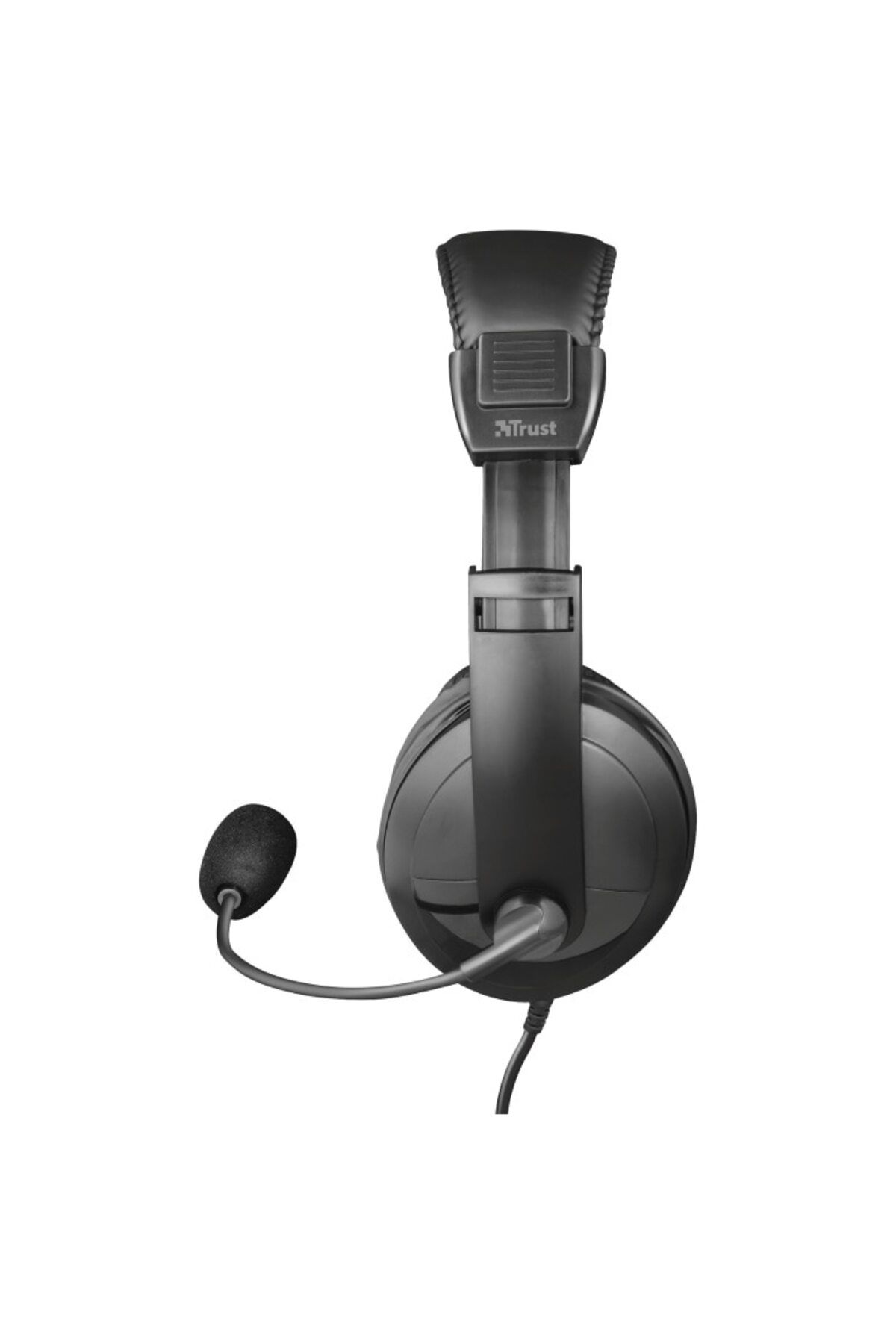 Trust-Trust Quasar Headset with Microphone for PC & Laptop, Black 3