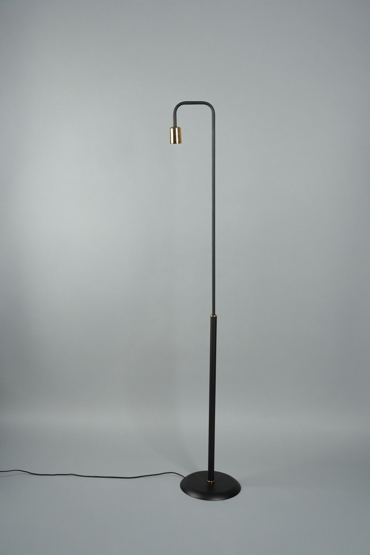 teknotrust Duru Metal Lambader Siyah-Siyah (25x25x160 cm)